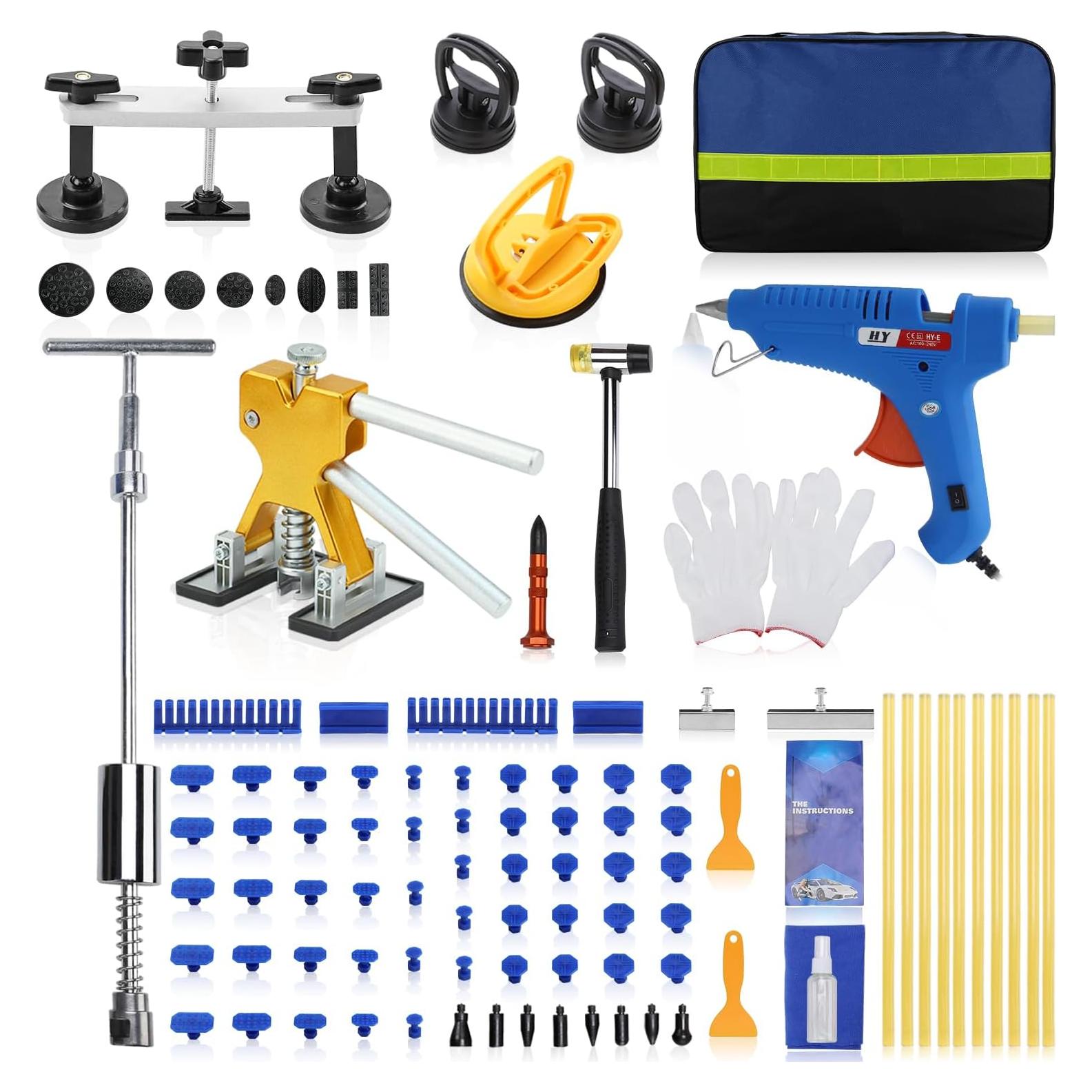 Kit de Reparación de Abolladuras NIHAO 100PCS con Extractor