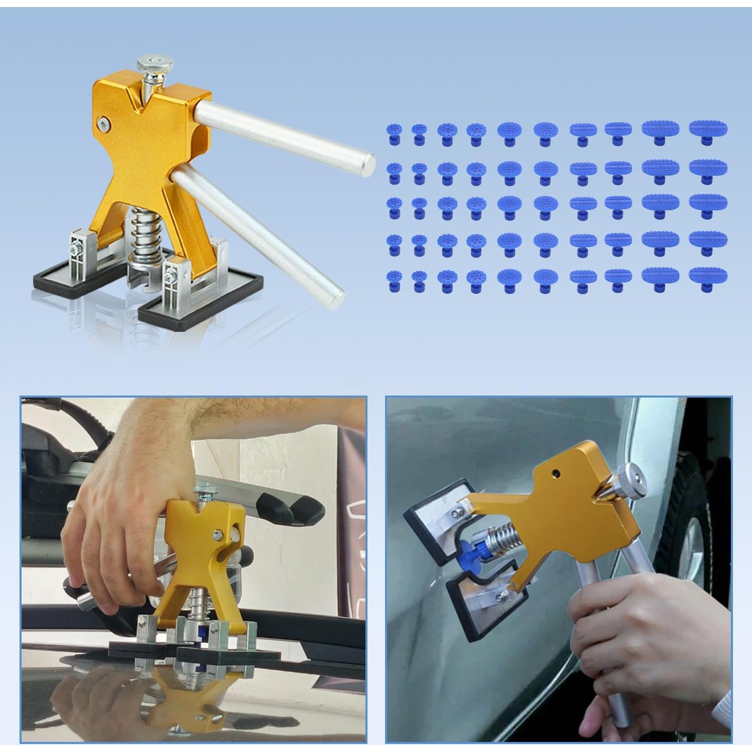 Kit de Reparación de Abolladuras NIHAO 100PCS con Extractor