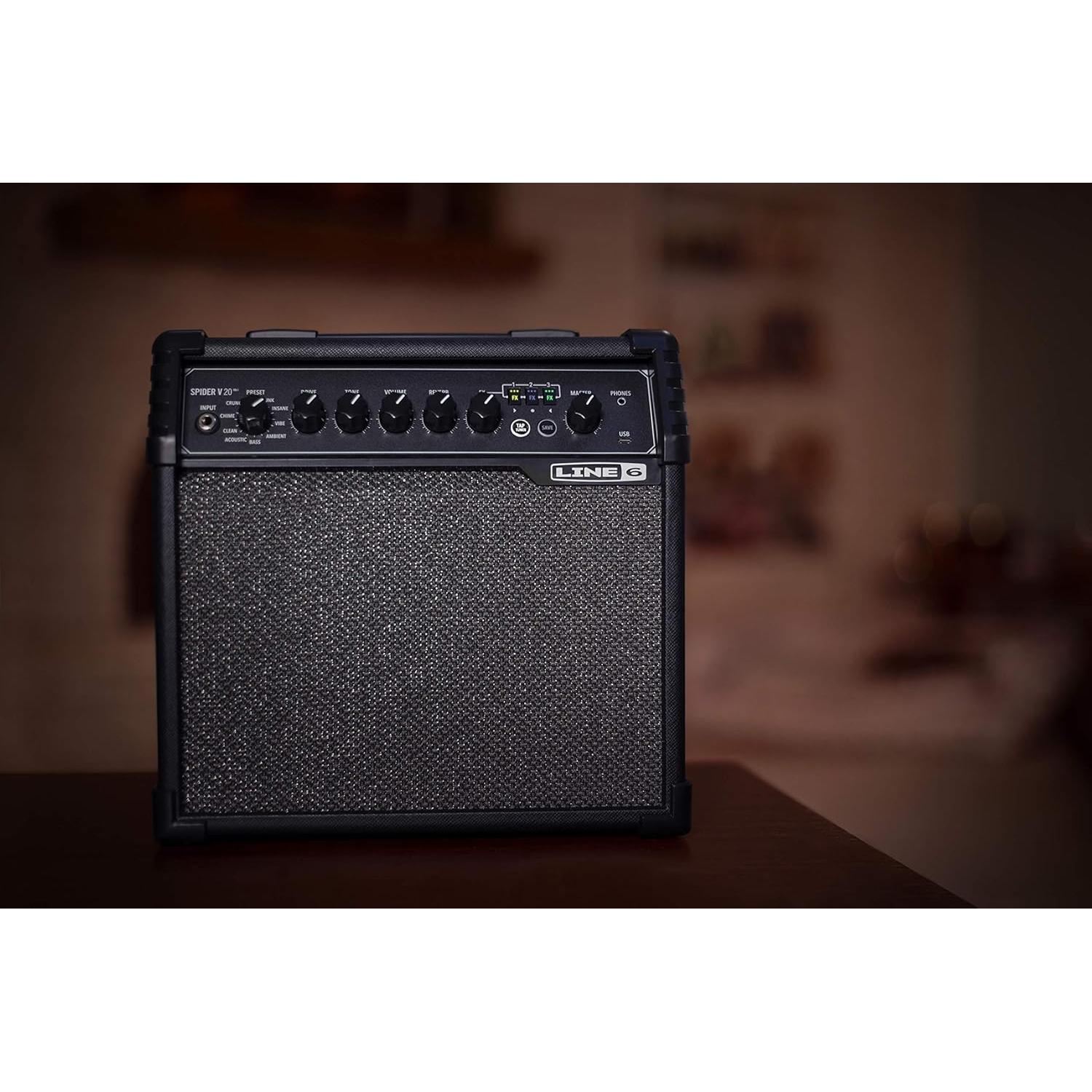 Amplificador Line 6 Spider V 20 MKII 20W Negro