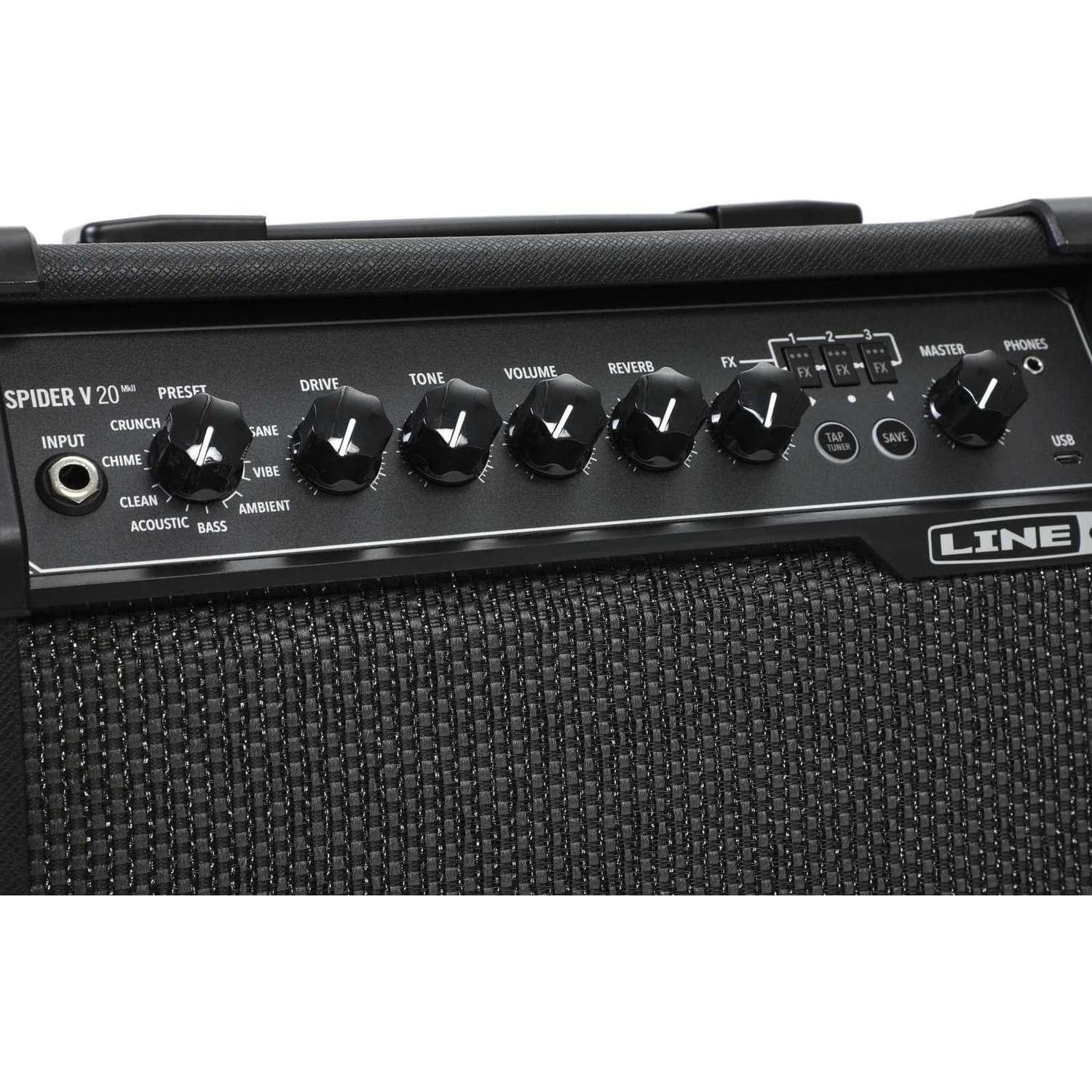Amplificador Line 6 Spider V 20 MKII 20W Negro