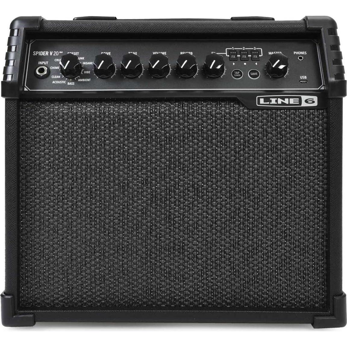 Amplificador Line 6 Spider V 20 MKII 20W Negro