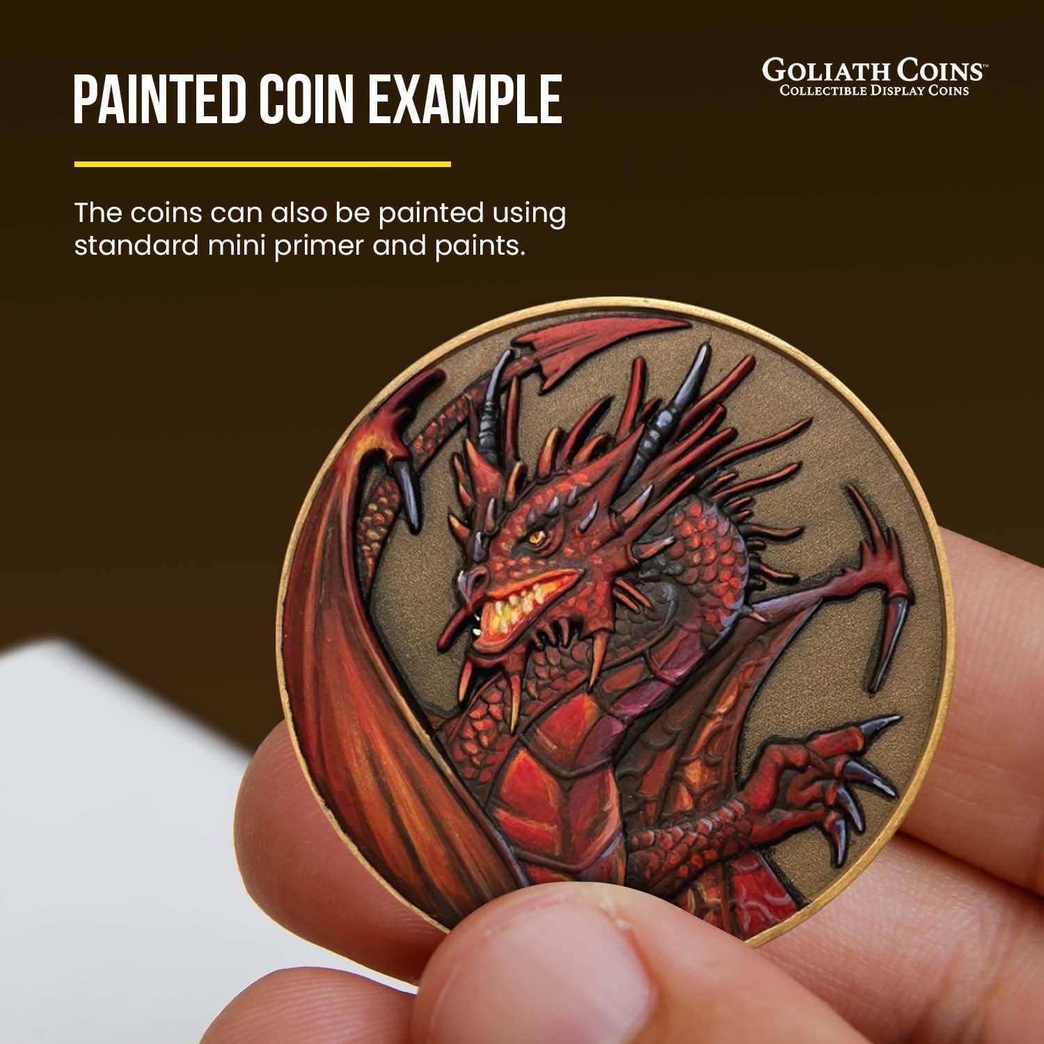 Moneda de Exhibición Grande Goliath Coins Alien Baltan 3D