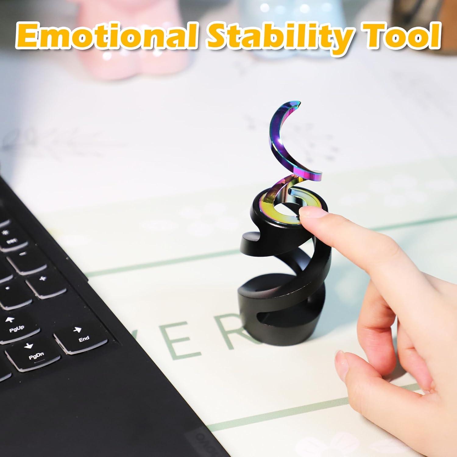 Juguete de escritorio cinético Anbo negro para fidget y estrés