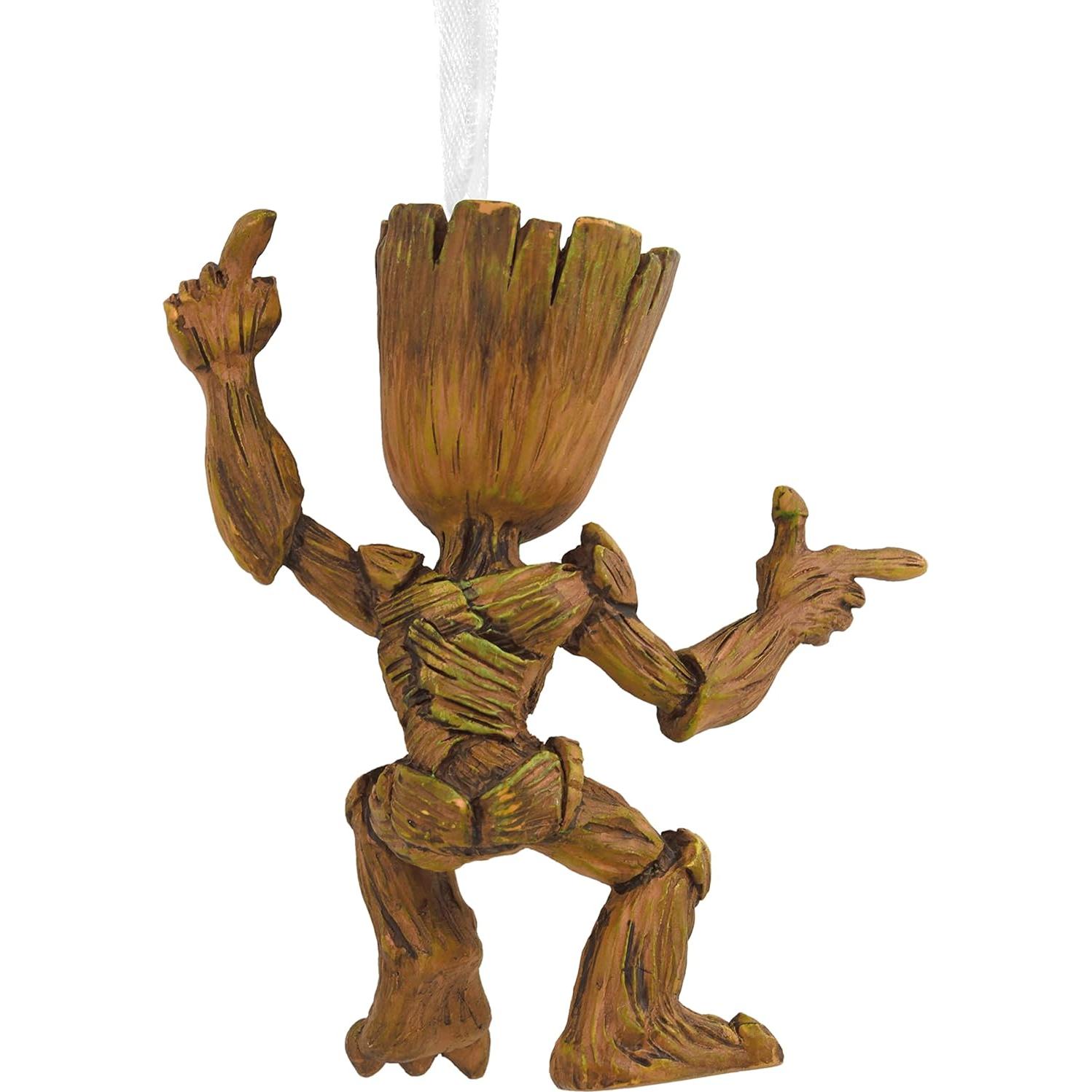 Adorno de Navidad Groot Hallmark 6.99x7.62 cm Coleccionable