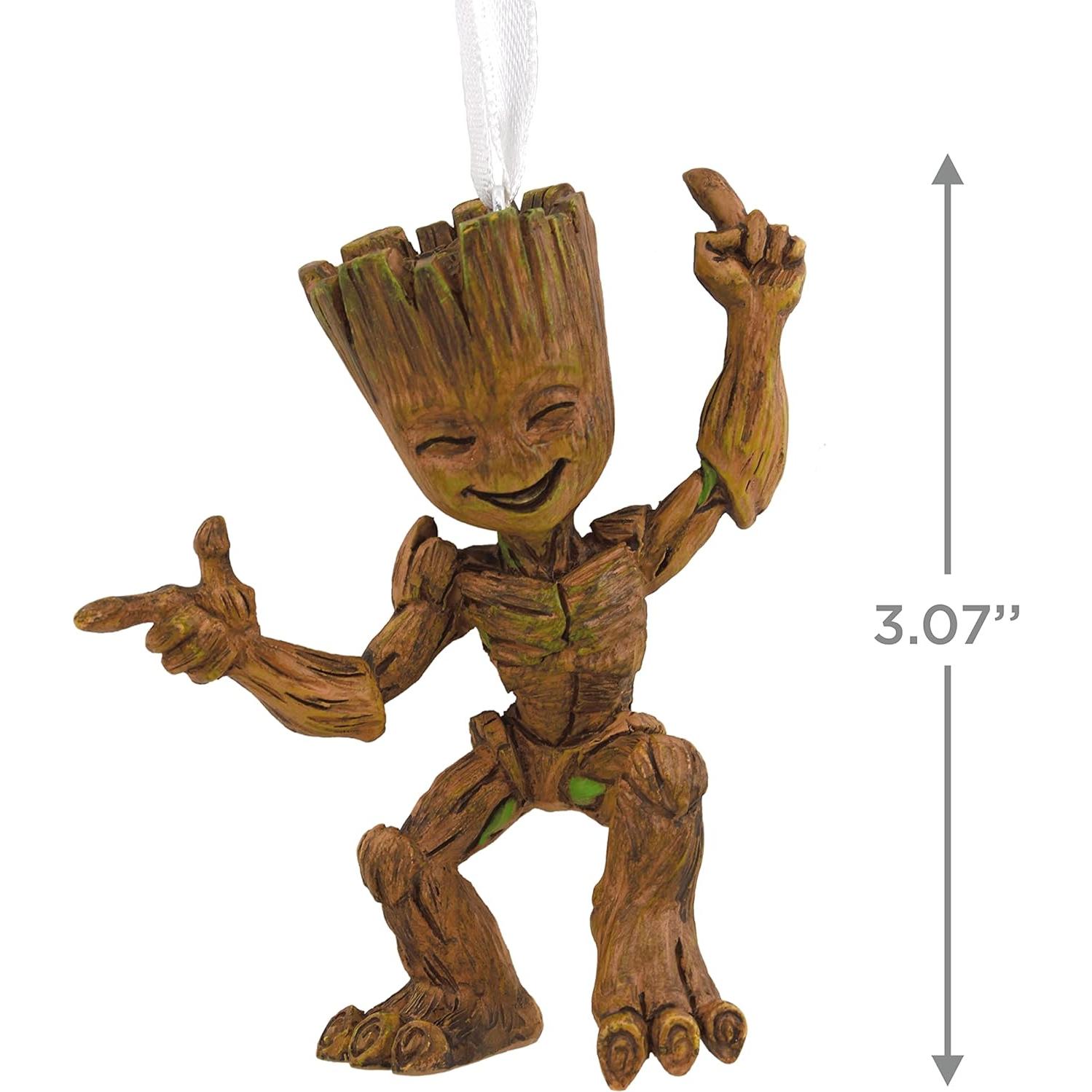 Adorno de Navidad Groot Hallmark 6.99x7.62 cm Coleccionable