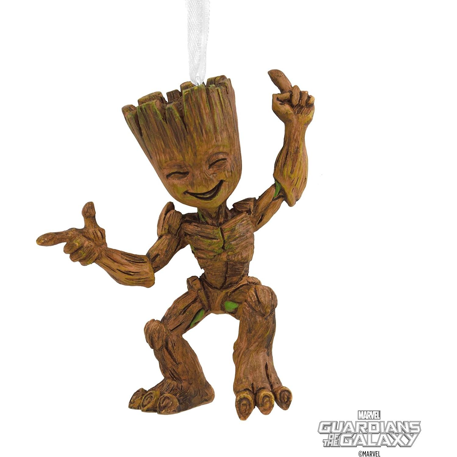 Adorno de Navidad Groot Hallmark 6.99x7.62 cm Coleccionable