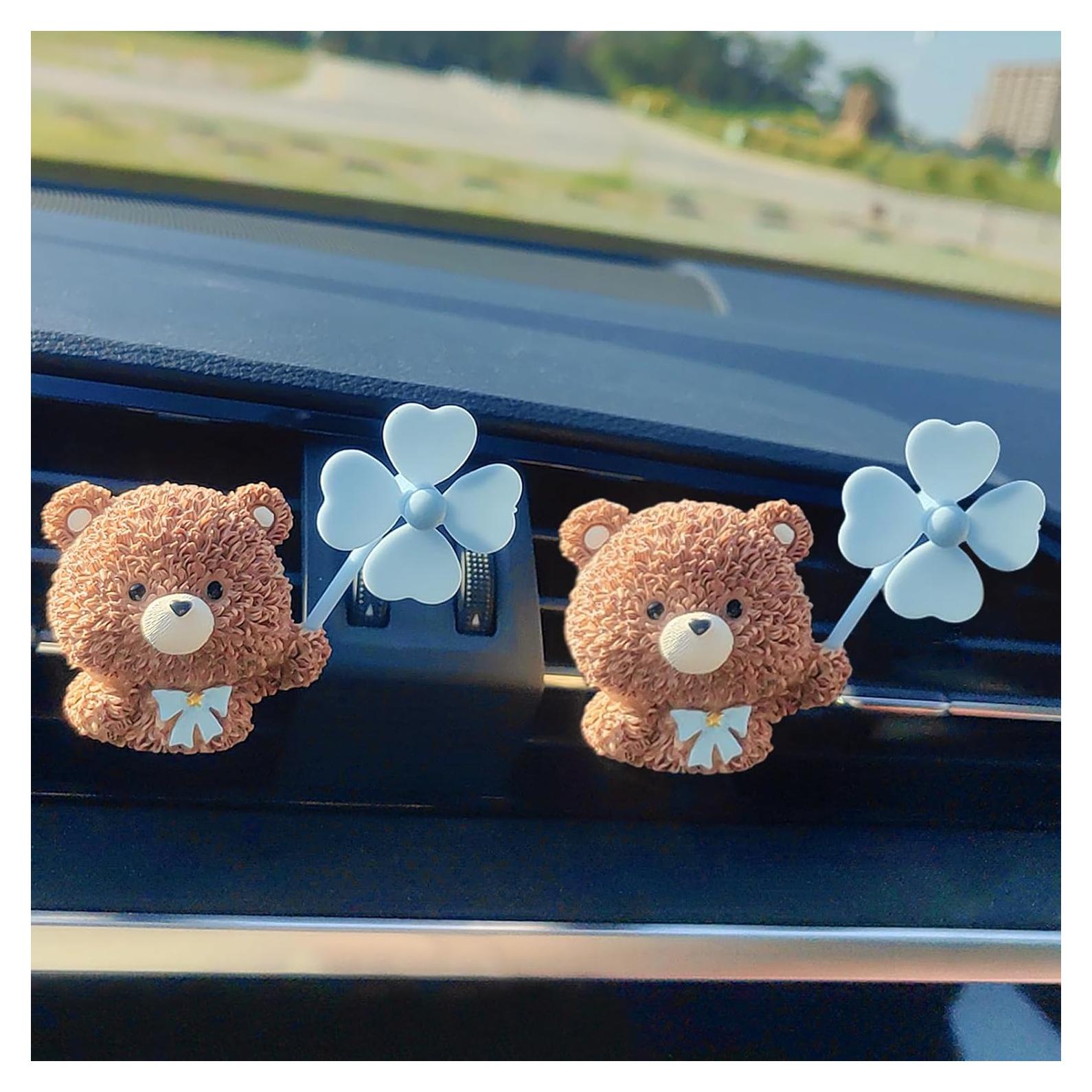 Clips Ambientador Auto 3D Motaney - Osos con Difusor