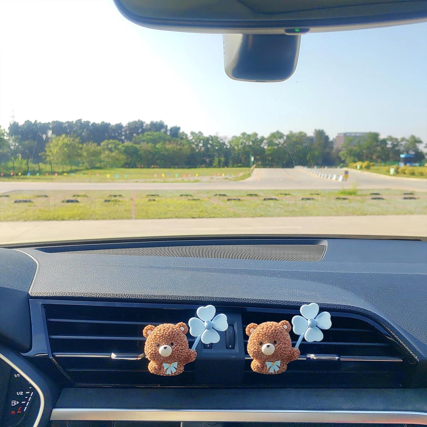 Clips Ambientador Auto 3D Motaney - Osos con Difusor