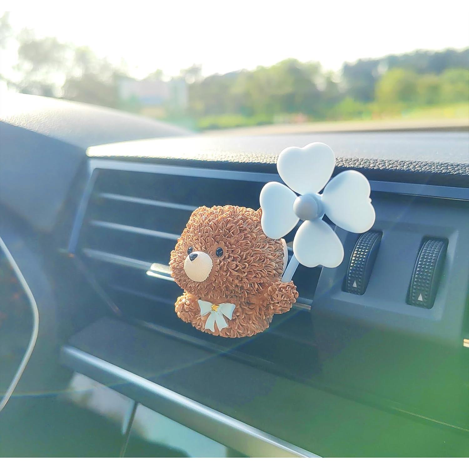 Clips Ambientador Auto 3D Motaney - Osos con Difusor