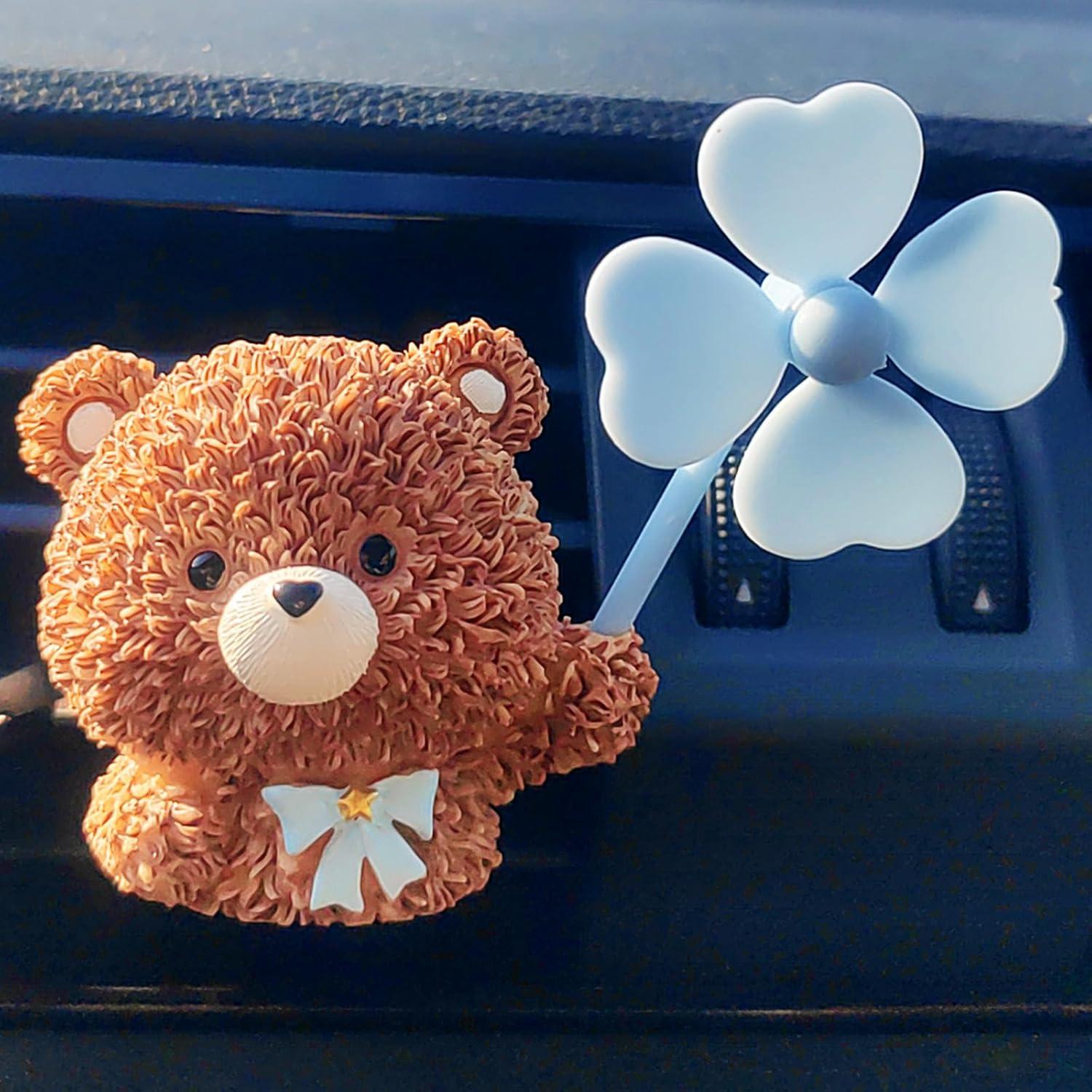 Clips Ambientador Auto 3D Motaney - Osos con Difusor
