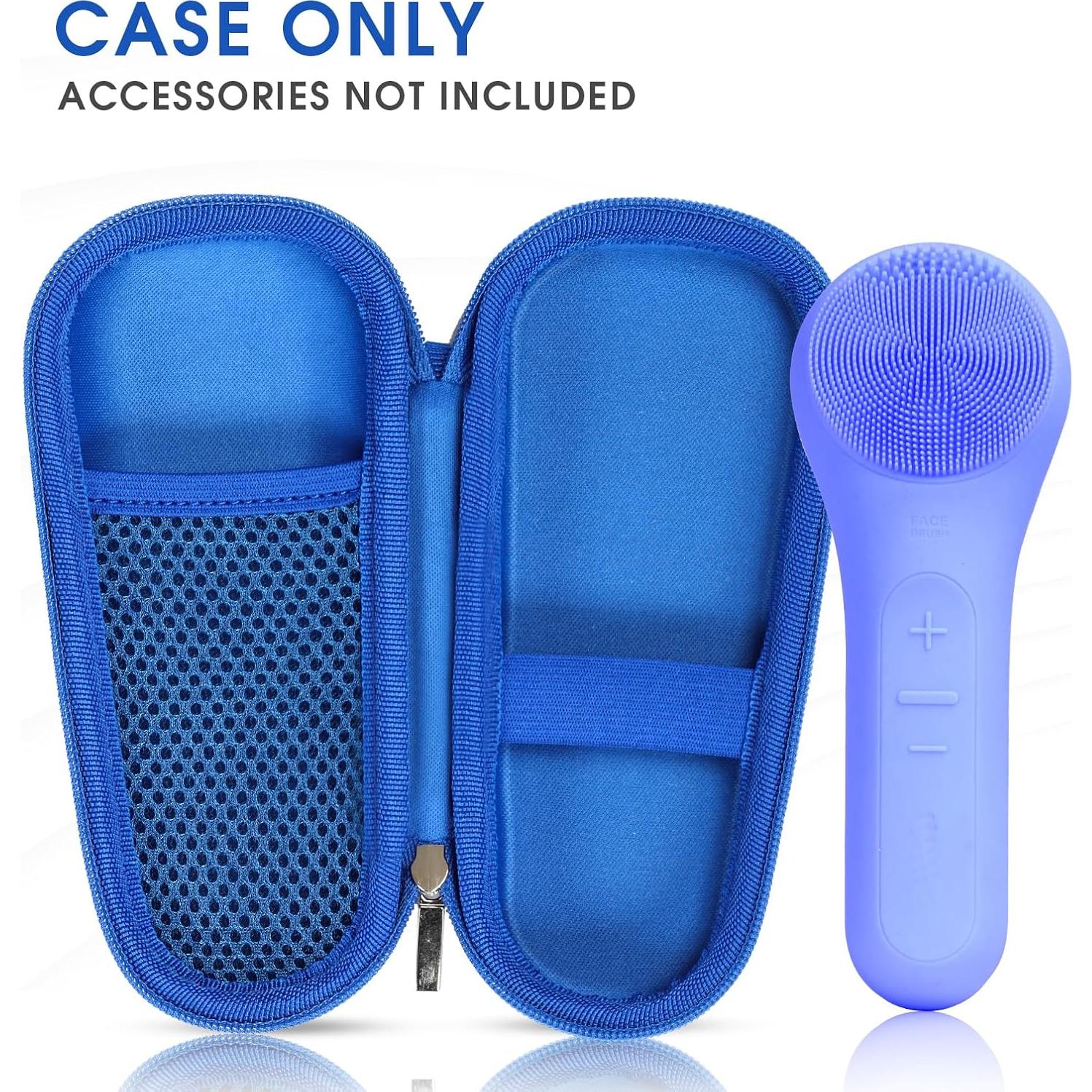 Funda Dura Azul para Cepillo Facial NagraCoola CLIE - Estuche Impermeable