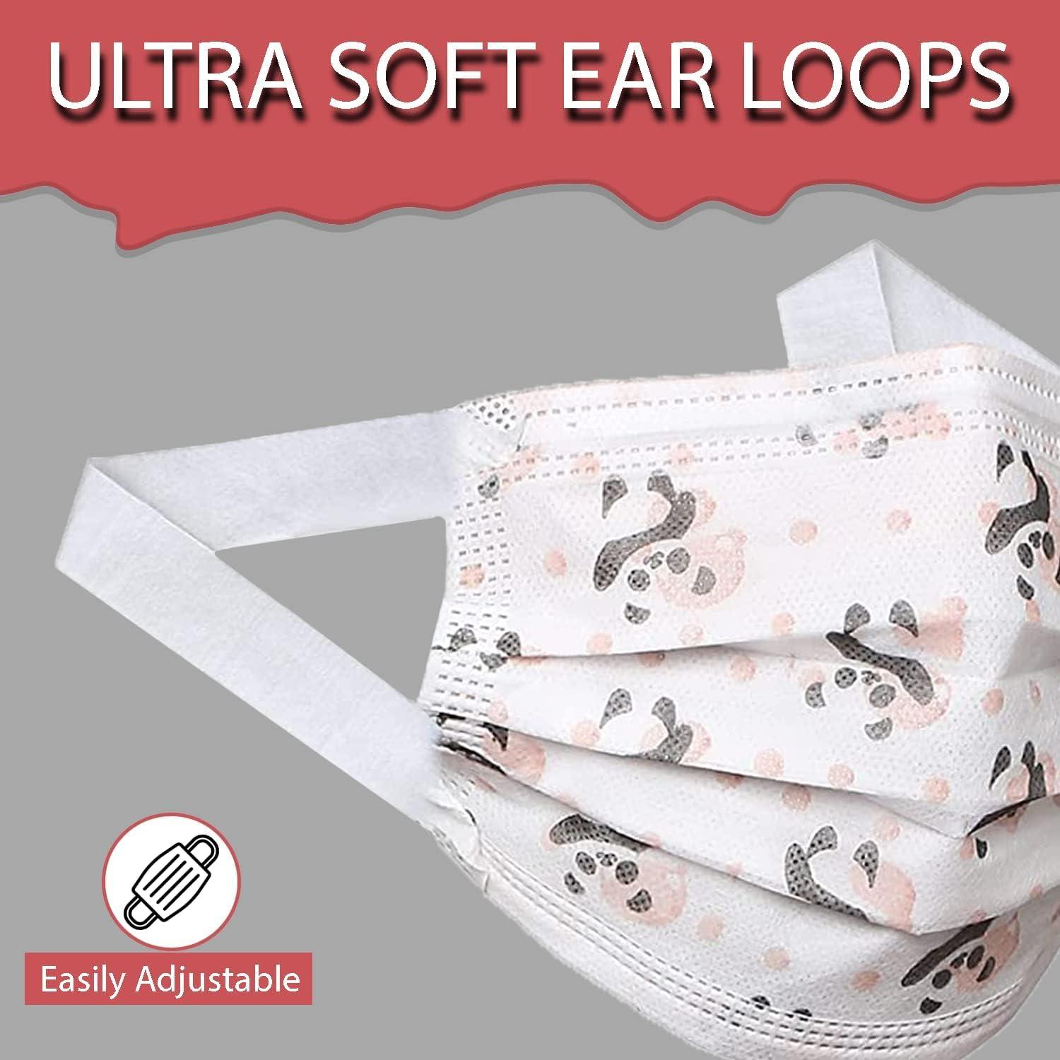 Mascarillas Desechables 3 Capas Oso Marrón - 100 Unidades