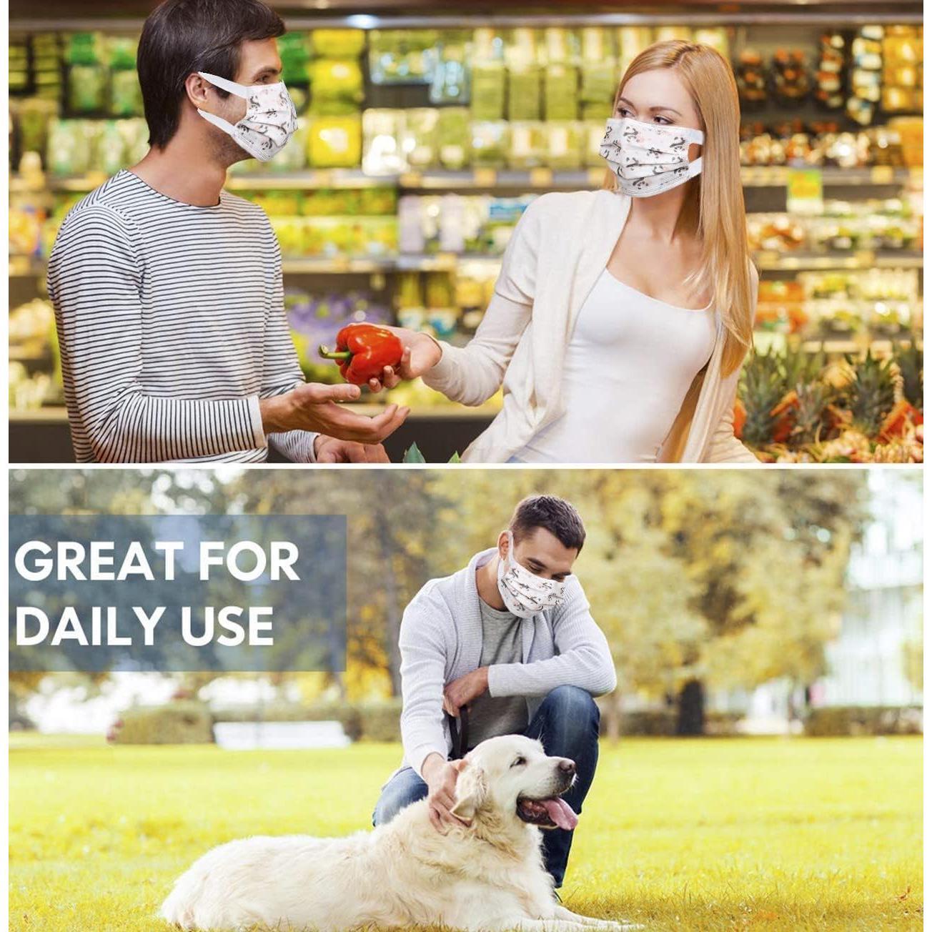 Mascarillas Desechables 3 Capas Oso Marrón - 100 Unidades