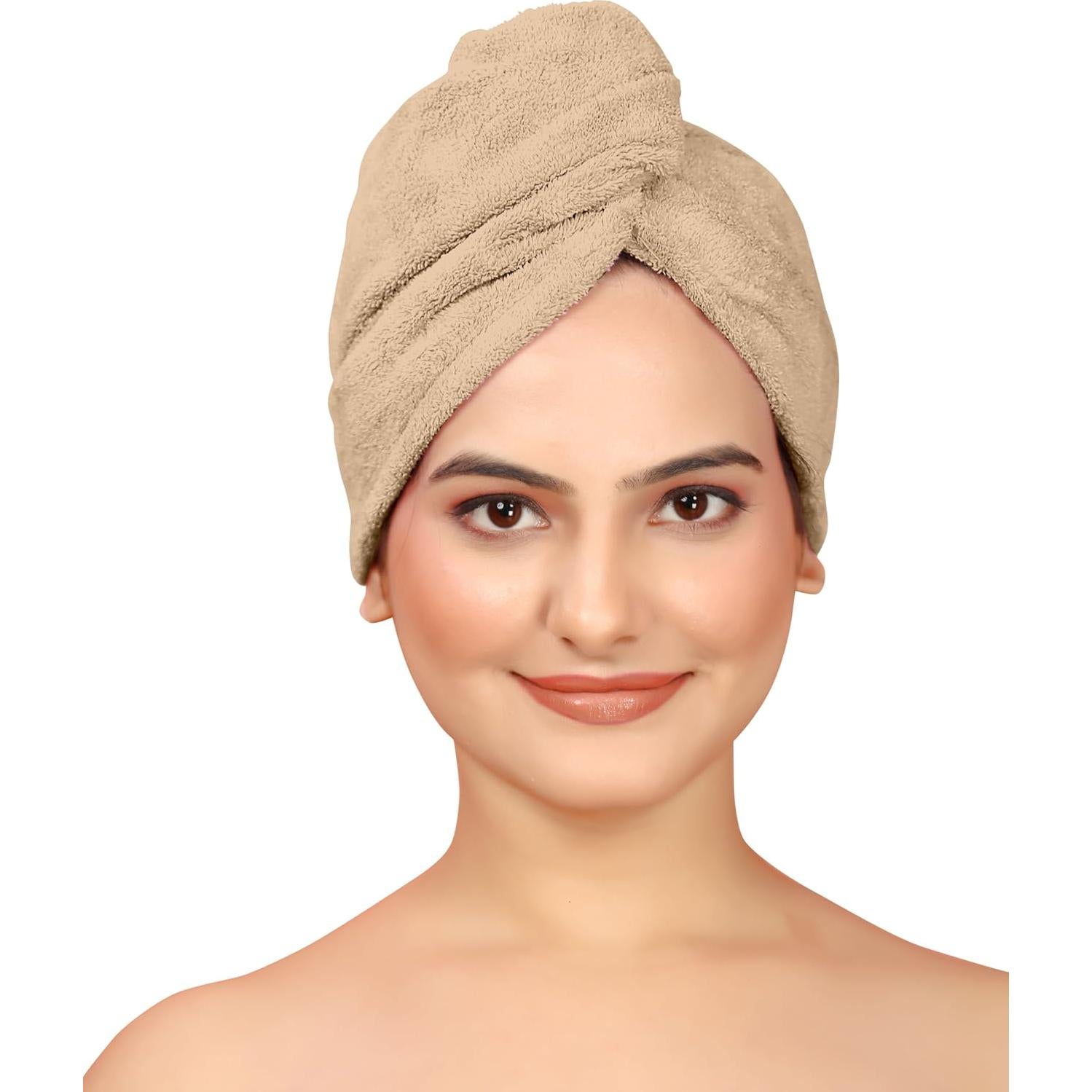 Toalla de Microfibra para el Cabello Kipzy - 3 Unidades, Suave y Absorbente