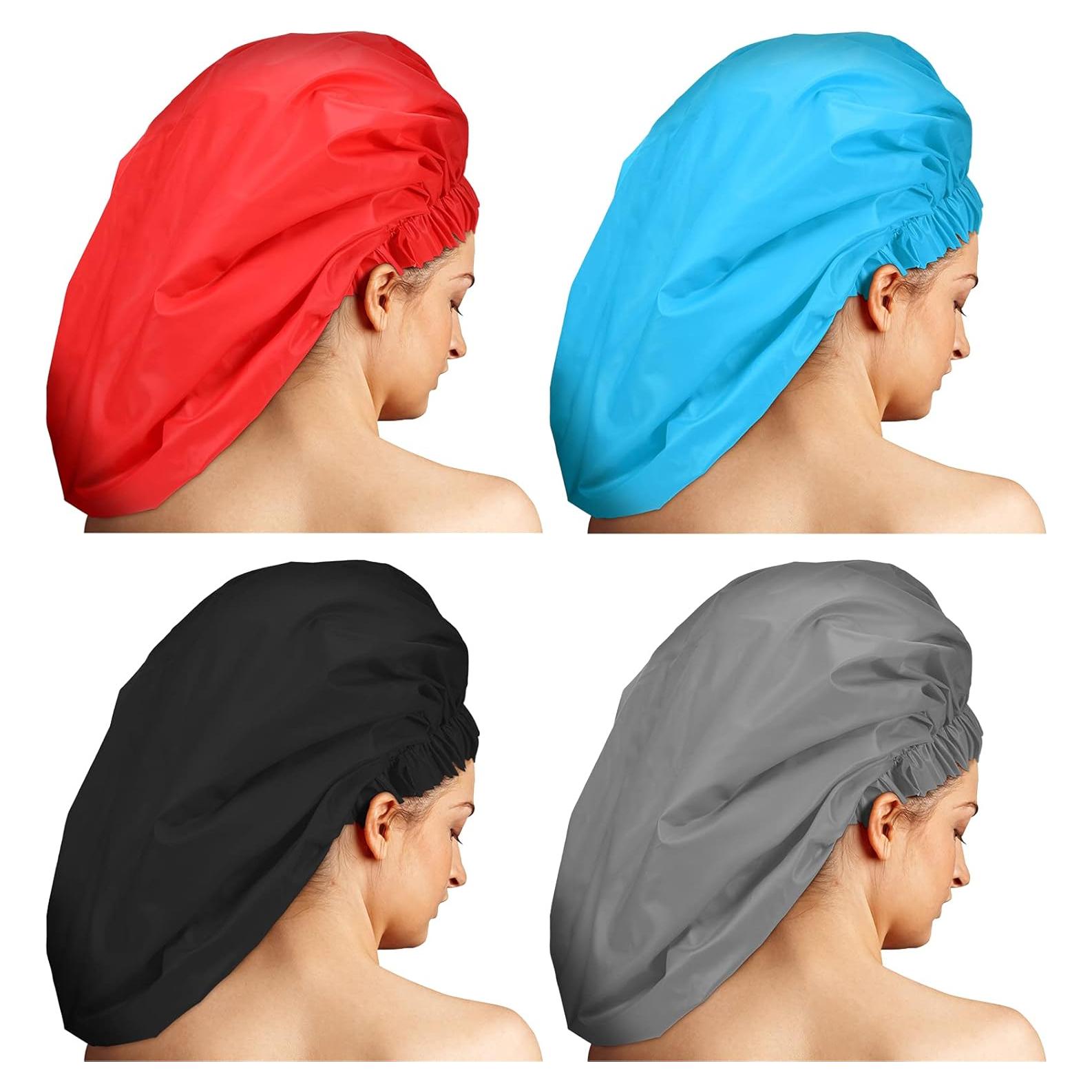 Gorras de Ducha Jumbo Bencailor Impermeables para Cabello Largo