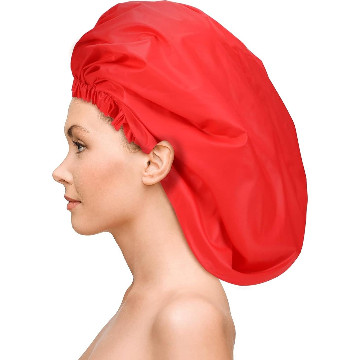 Gorras de Ducha Jumbo Bencailor Impermeables para Cabello Largo