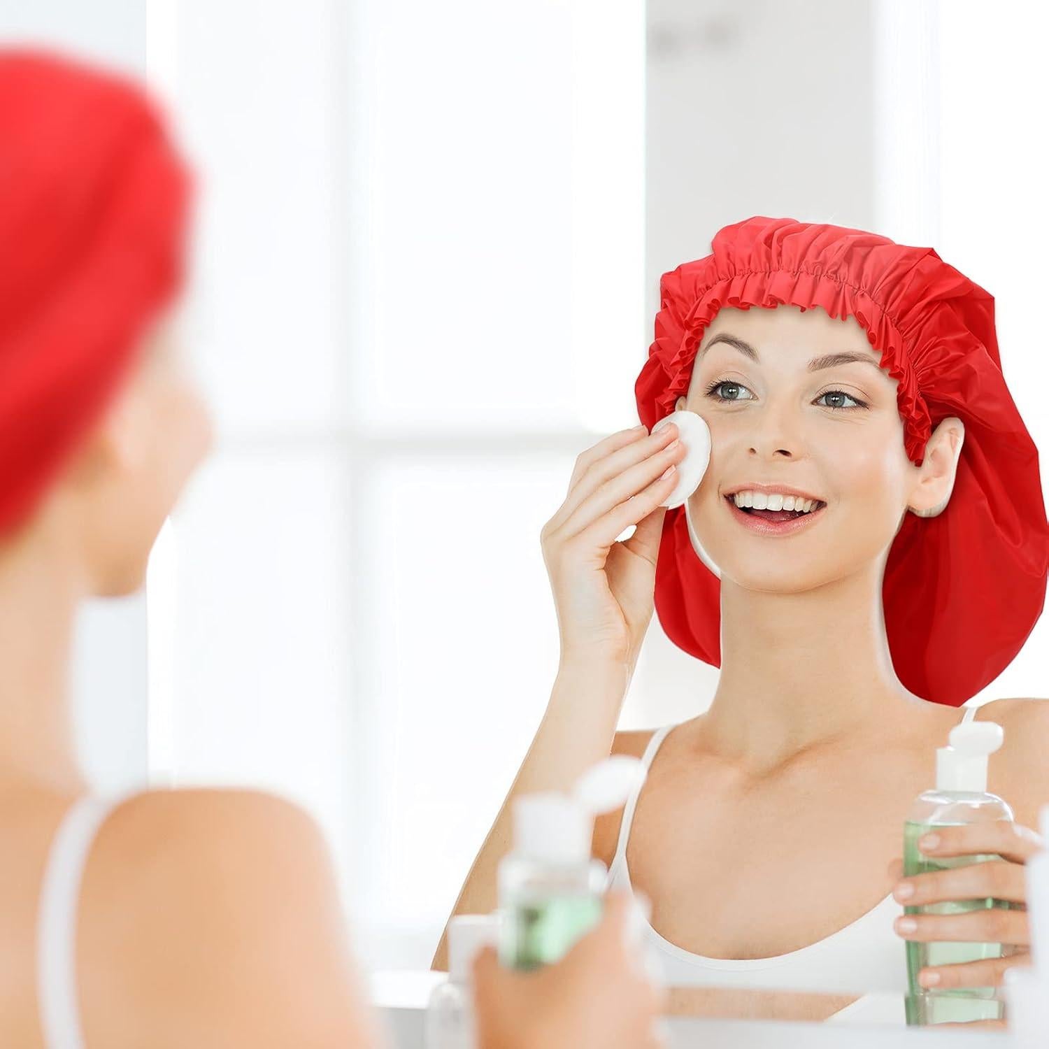 Gorras de Ducha Jumbo Bencailor Impermeables para Cabello Largo