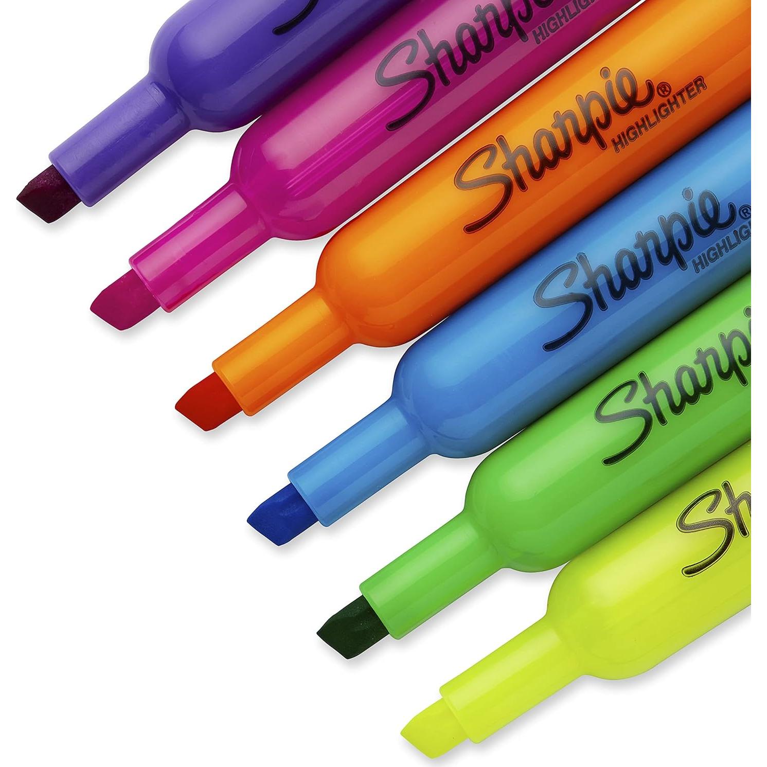 Marcadores Fluorescentes Sharpie Punta Cincel Set 12 Colores