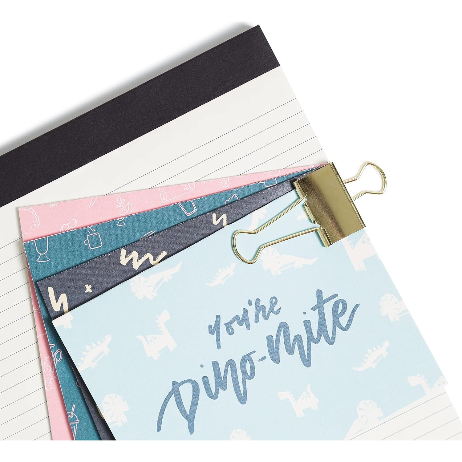 Clips de Carpeta Medianos U Brands Dorados 72 Piezas