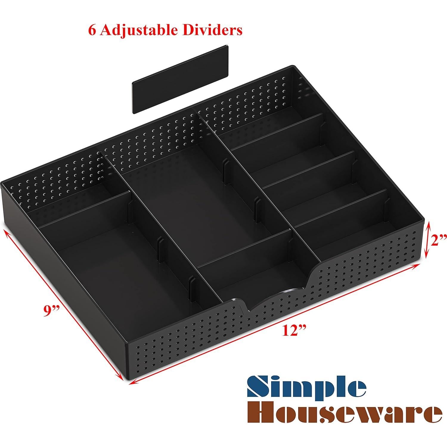 Soporte para Monitor Simple Houseware con Bandeja Ajustable Negro