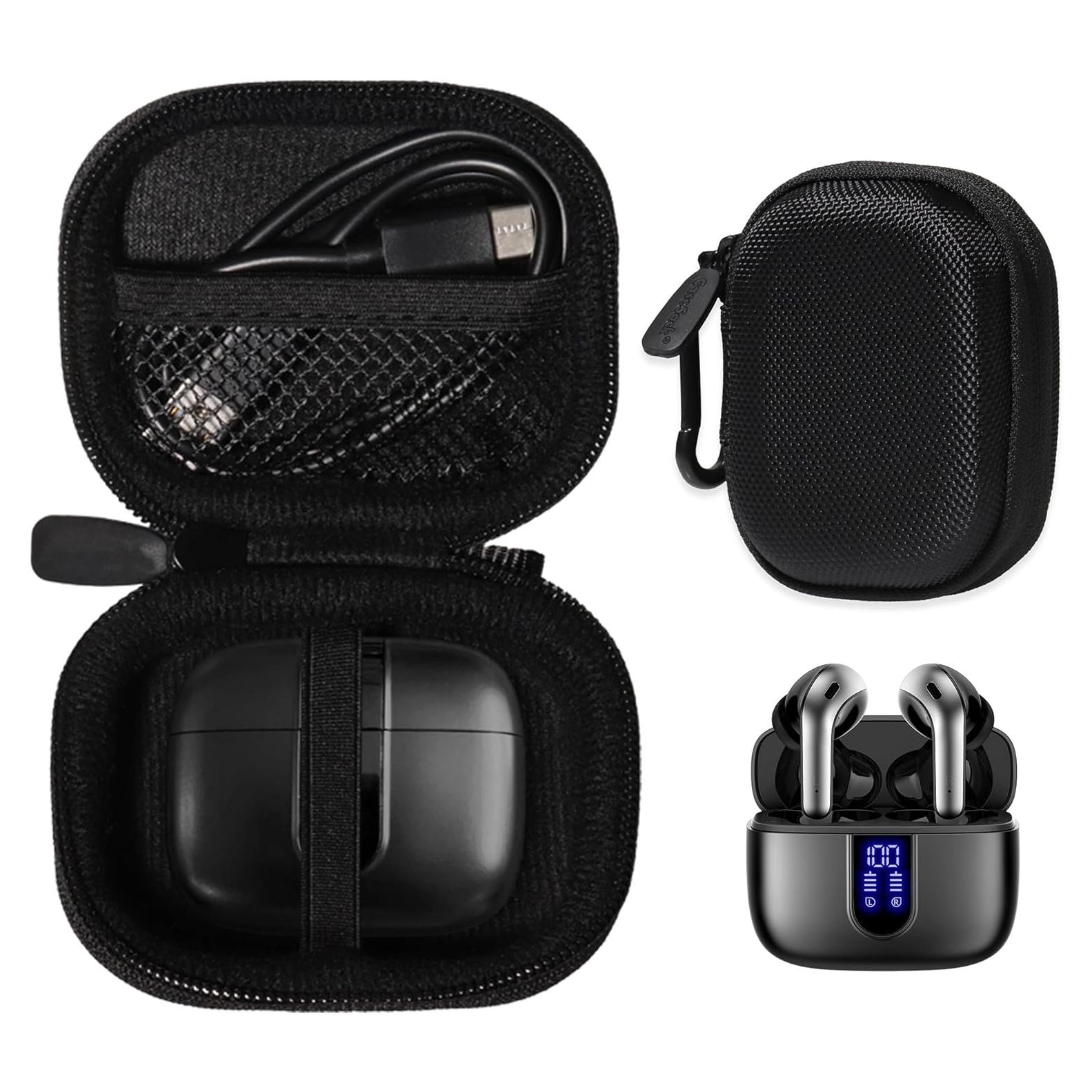 Funda CaseSack para Auriculares Bluetooth TAGRY X08 60H Negra