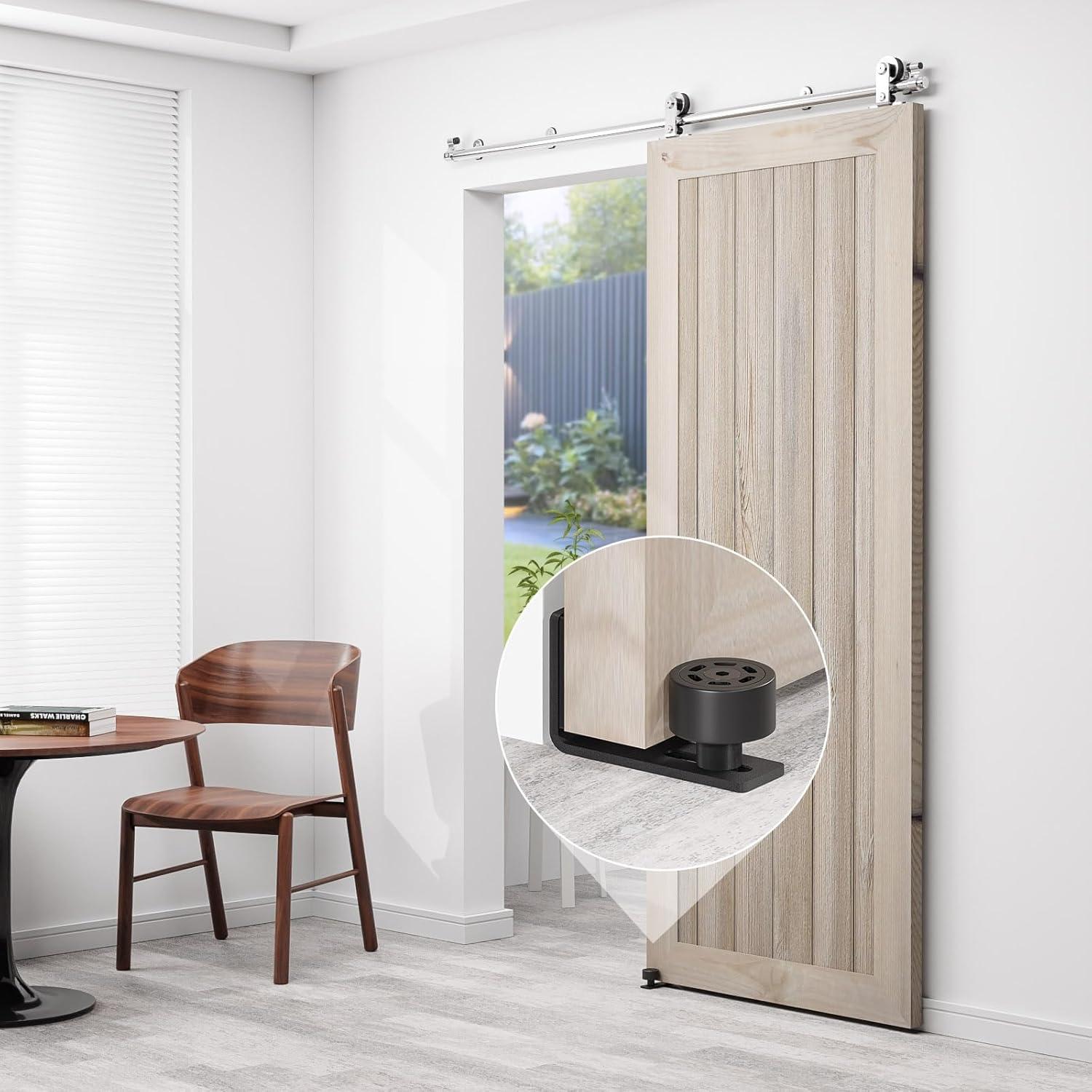 Guía de Piso Deslizante AONAYIOA 2 Pcs Ajustable para Puerta