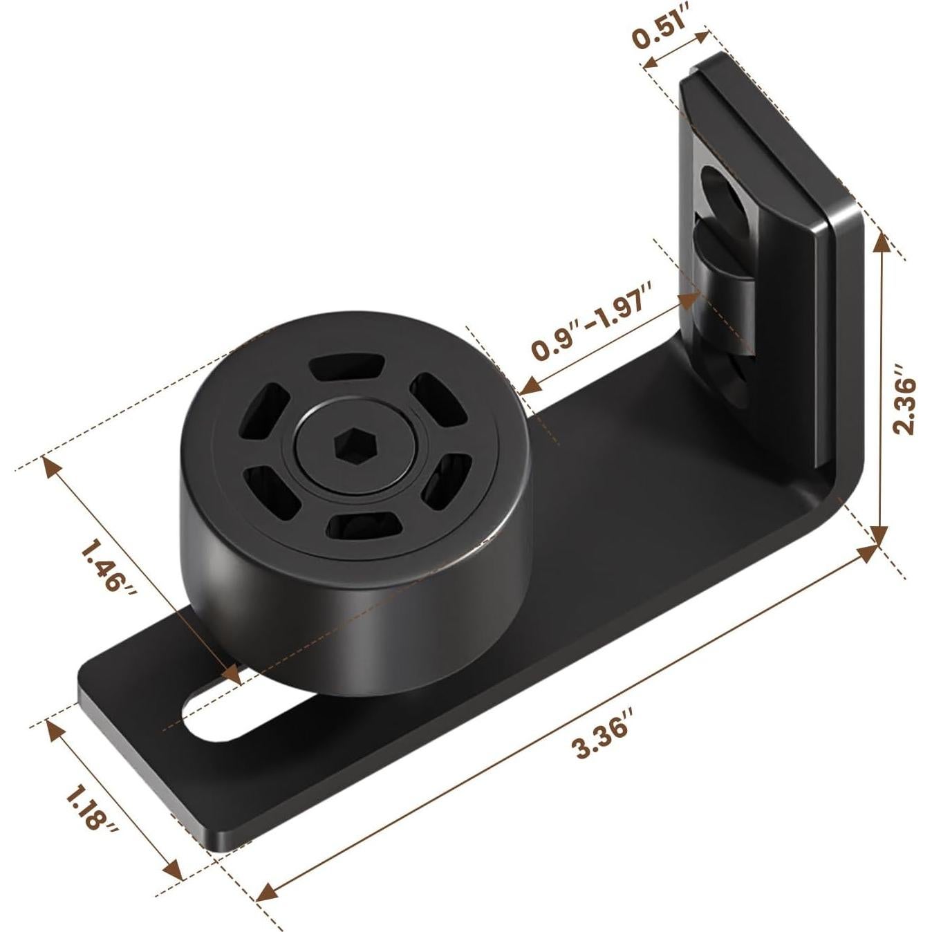Guía de Piso Deslizante AONAYIOA 2 Pcs Ajustable para Puerta