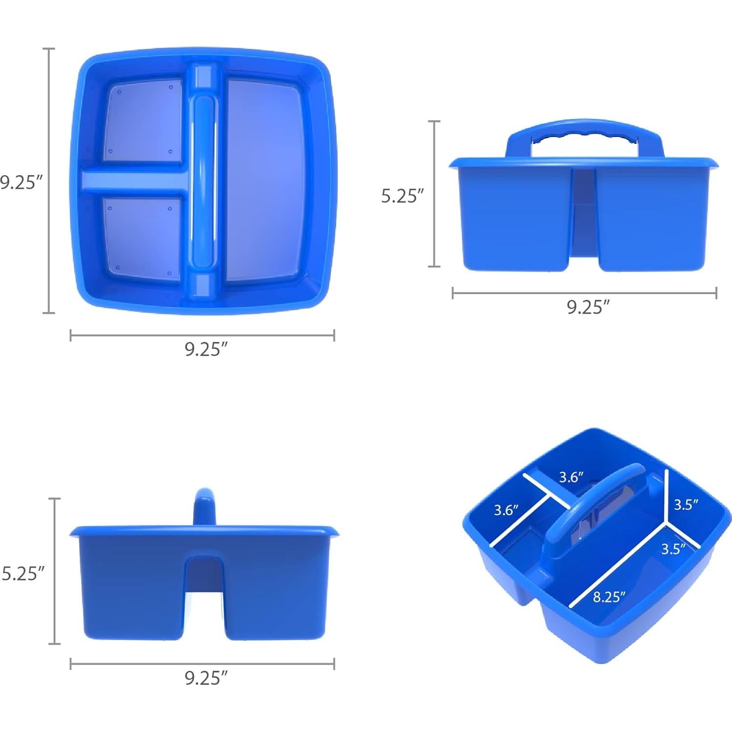 Caddy Pequeño Storex, 6 Unidades, 23.5 cm, Colores Variados
