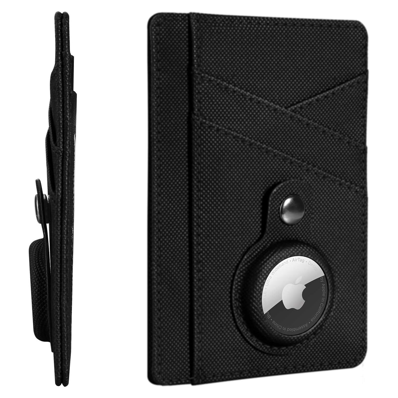 Billetera Minimalista LifeChé con Soporte para AirTag - Negro