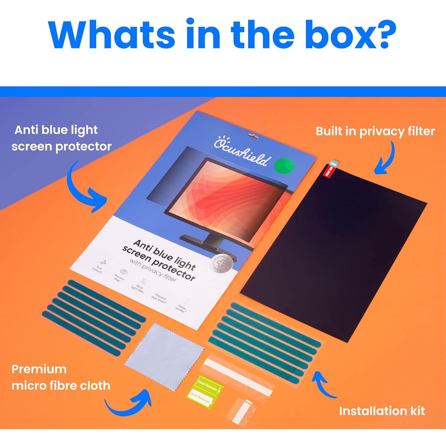 Protector de Pantalla Ocushield 12.1" Anti Luz Azul con Privacidad