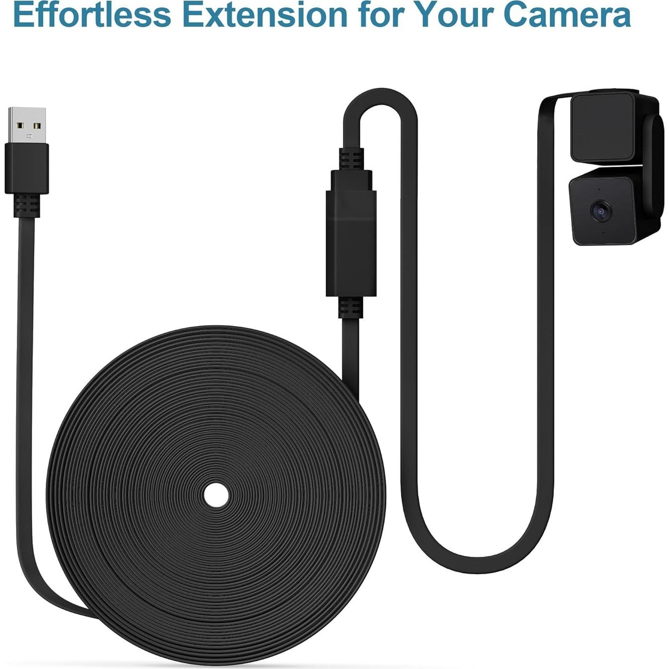 Cable de Extensión USB Itramax 3M Impermeable 2Pack para Cámaras