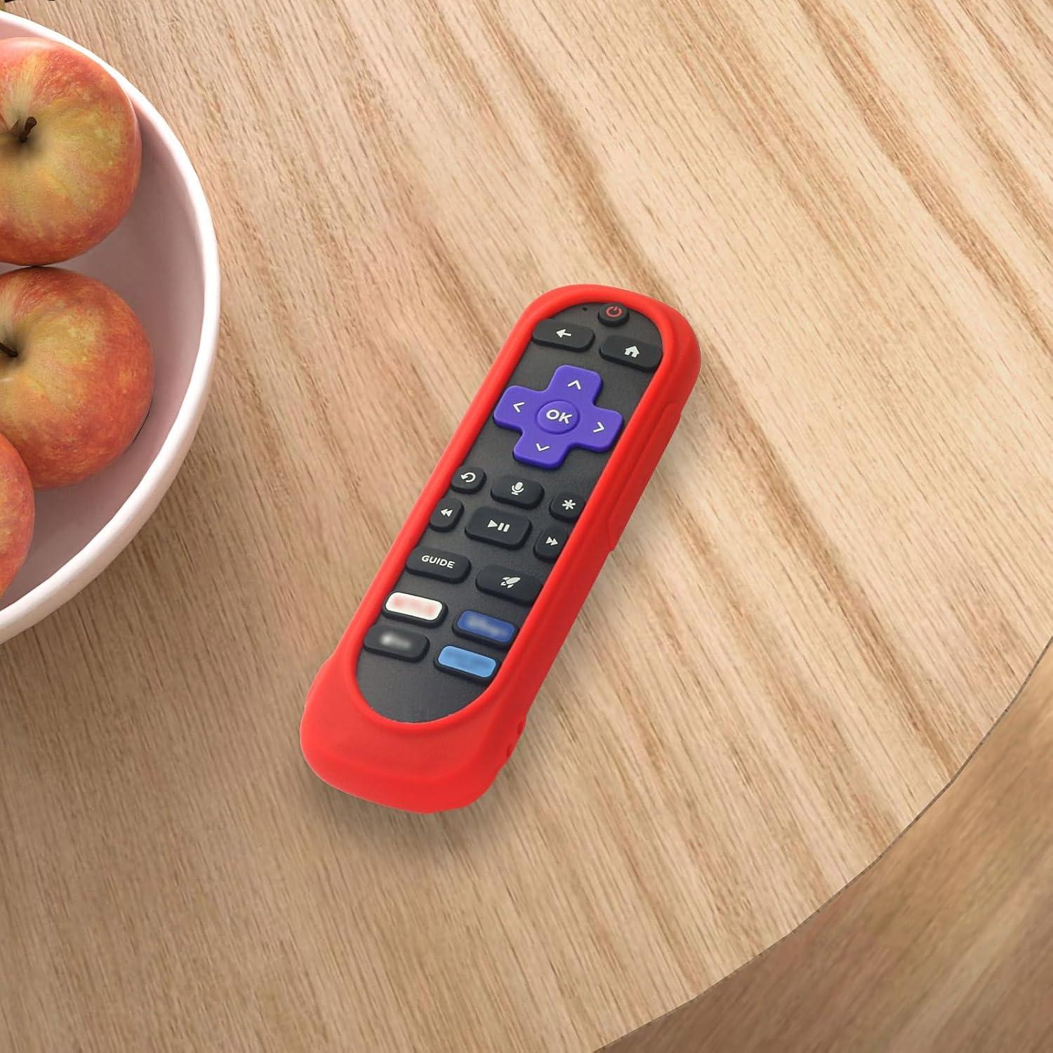 Funda de Silicona Antideslizante para Control Remoto Roku DUOLAXMENG