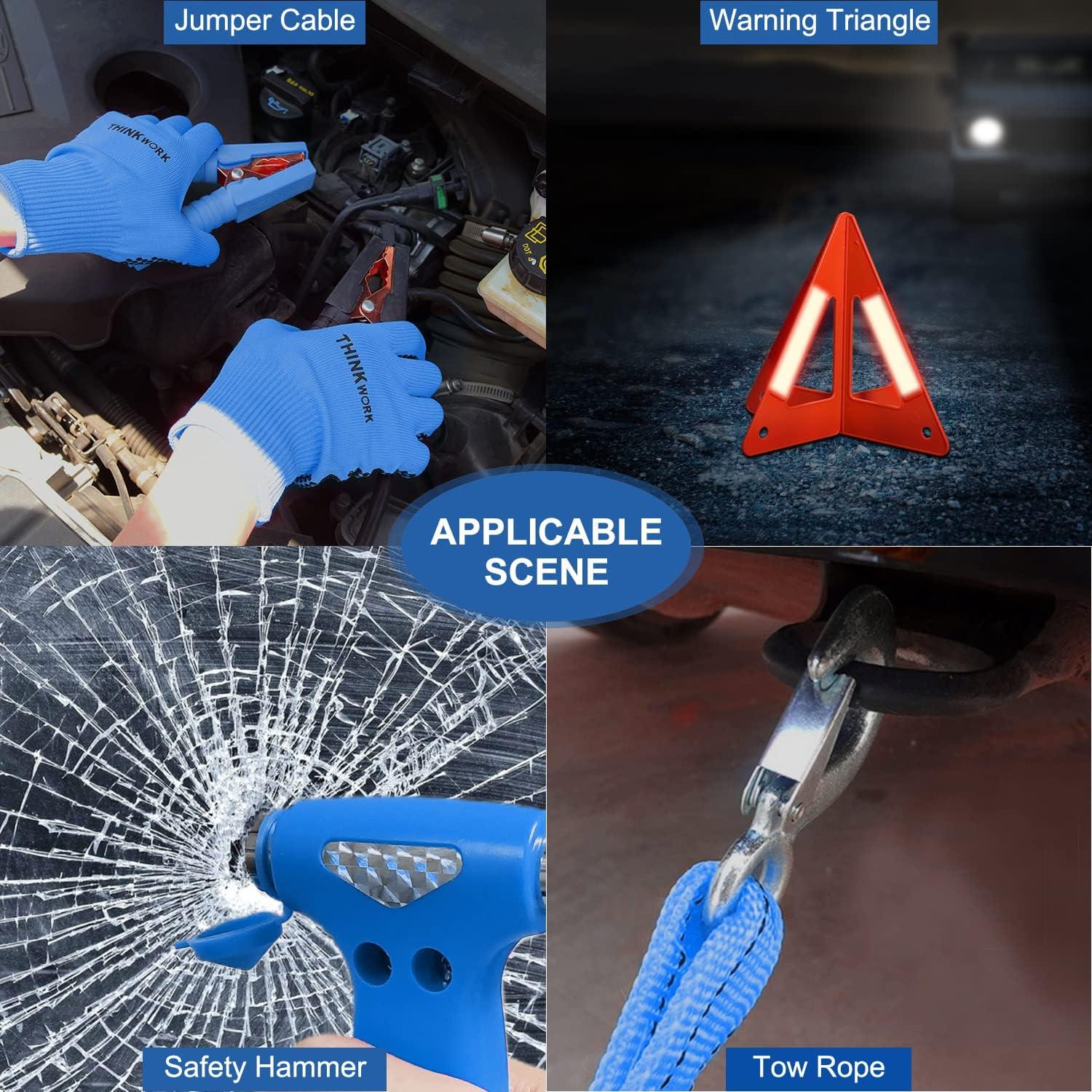 Kit de Emergencia para Automóviles Thinkwork Azul 10 Pies