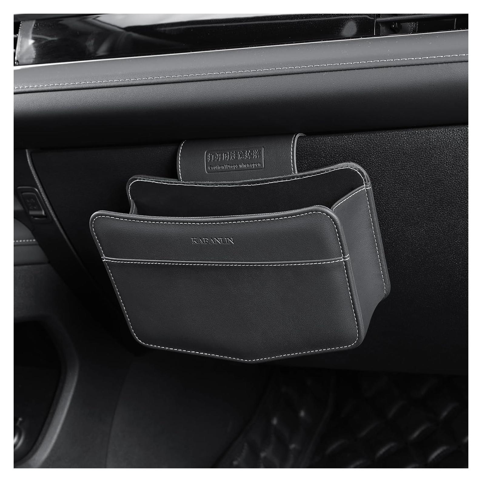 Cubo de Basura KAFANLIN Pequeño Negro 800ml Colgante Auto