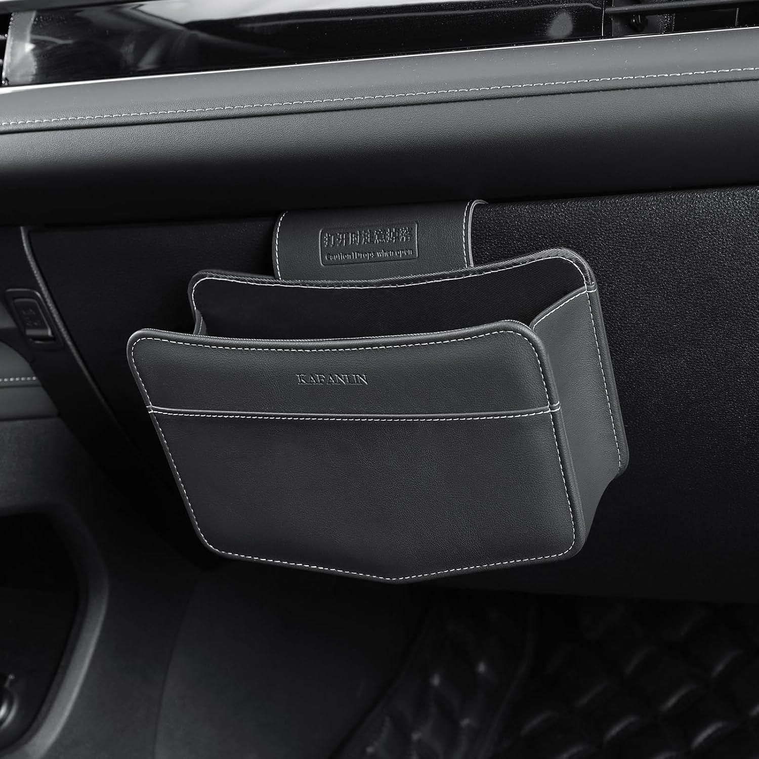 Cubo de Basura KAFANLIN Pequeño Negro 800ml Colgante Auto