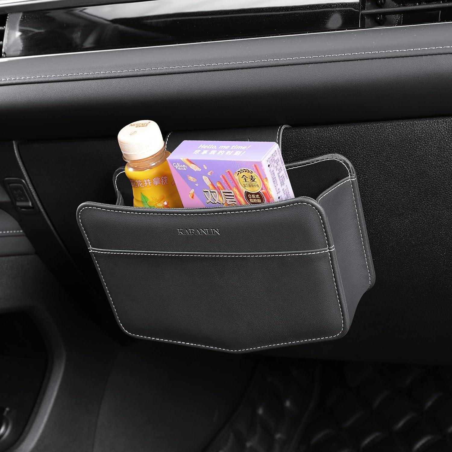 Cubo de Basura KAFANLIN Pequeño Negro 800ml Colgante Auto