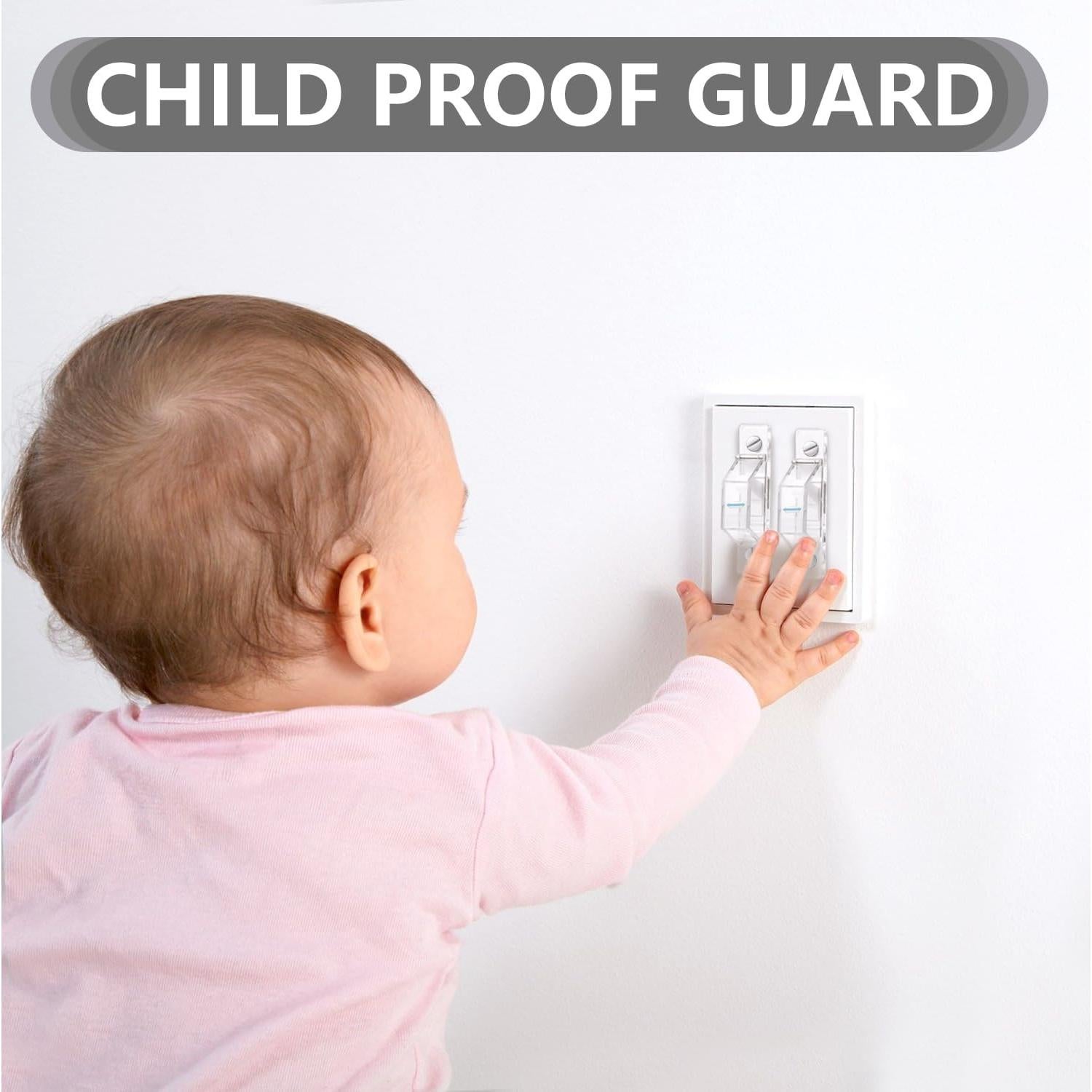 Protector de Interruptor de Luz Gebena 2 Piezas Transparente