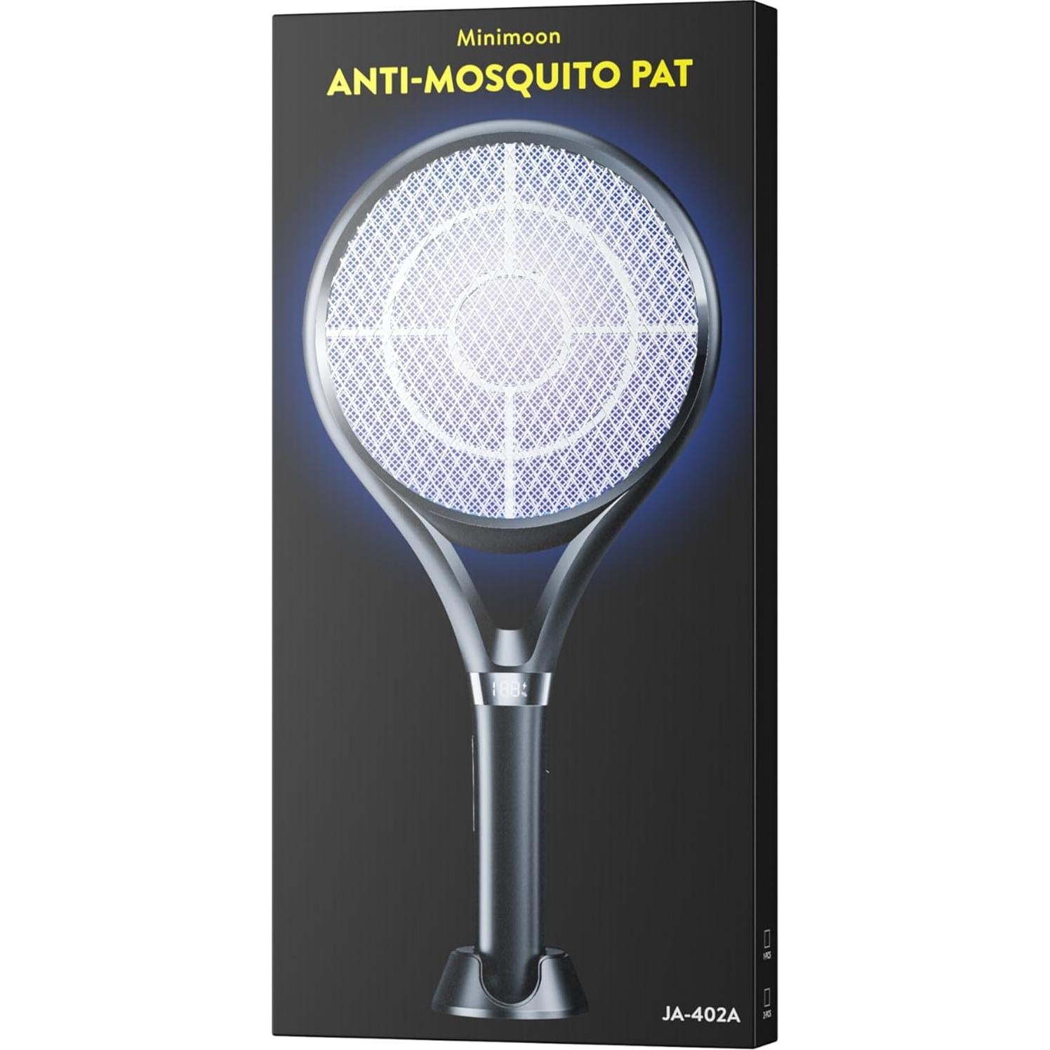 Raqueta Eléctrica para Moscas Minimoon 2000mAh 2500V LED