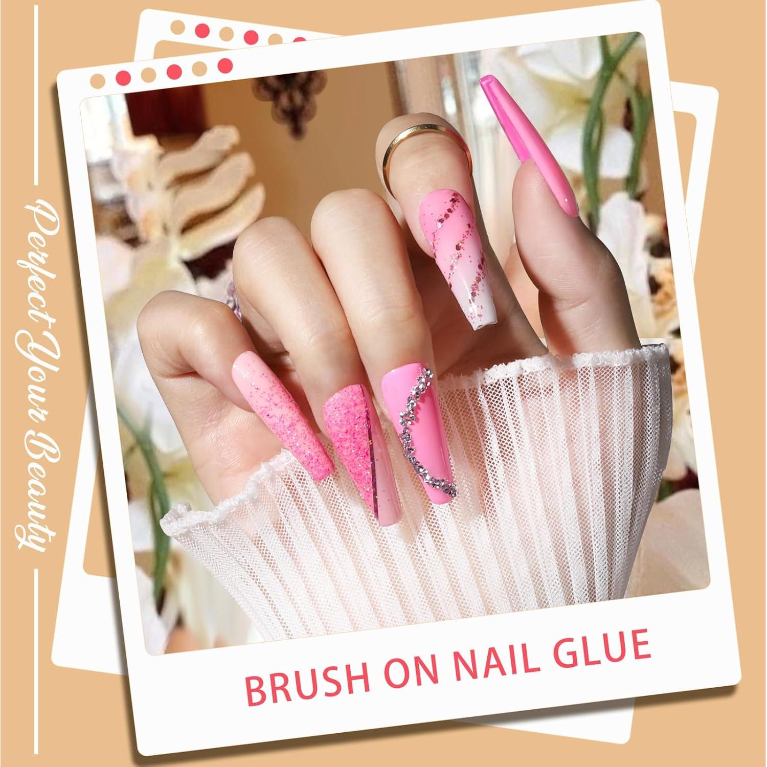 Kit de Uñas Acrílicas Teenitor - 600 Puntas Transparentes