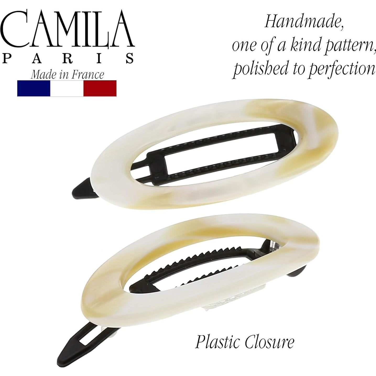 Clip de Barrette para Cabello Camila Paris CP1994-2 Beige 5.08 cm