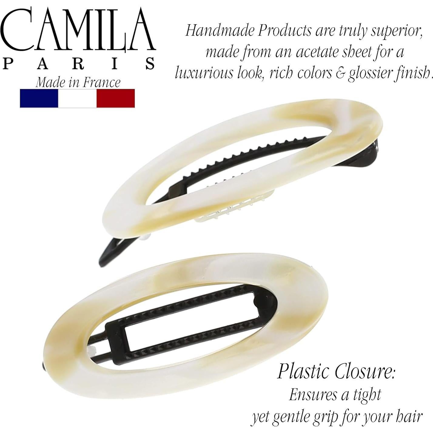 Clip de Barrette para Cabello Camila Paris CP1994-2 Beige 5.08 cm