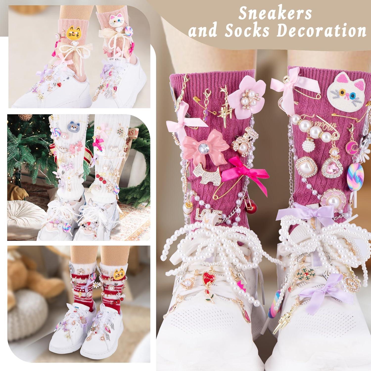 Kit de Encantos para Zapatillas HUISUYTON 104 Pcs Accesorios