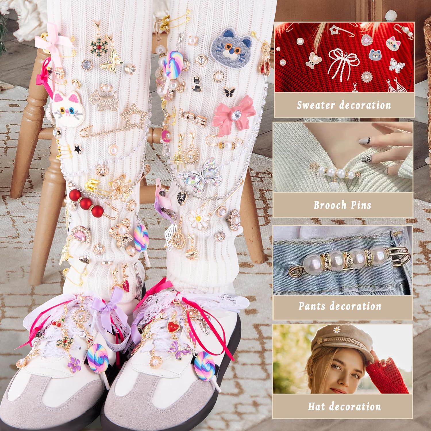 Kit de Encantos para Zapatillas HUISUYTON 104 Pcs Accesorios