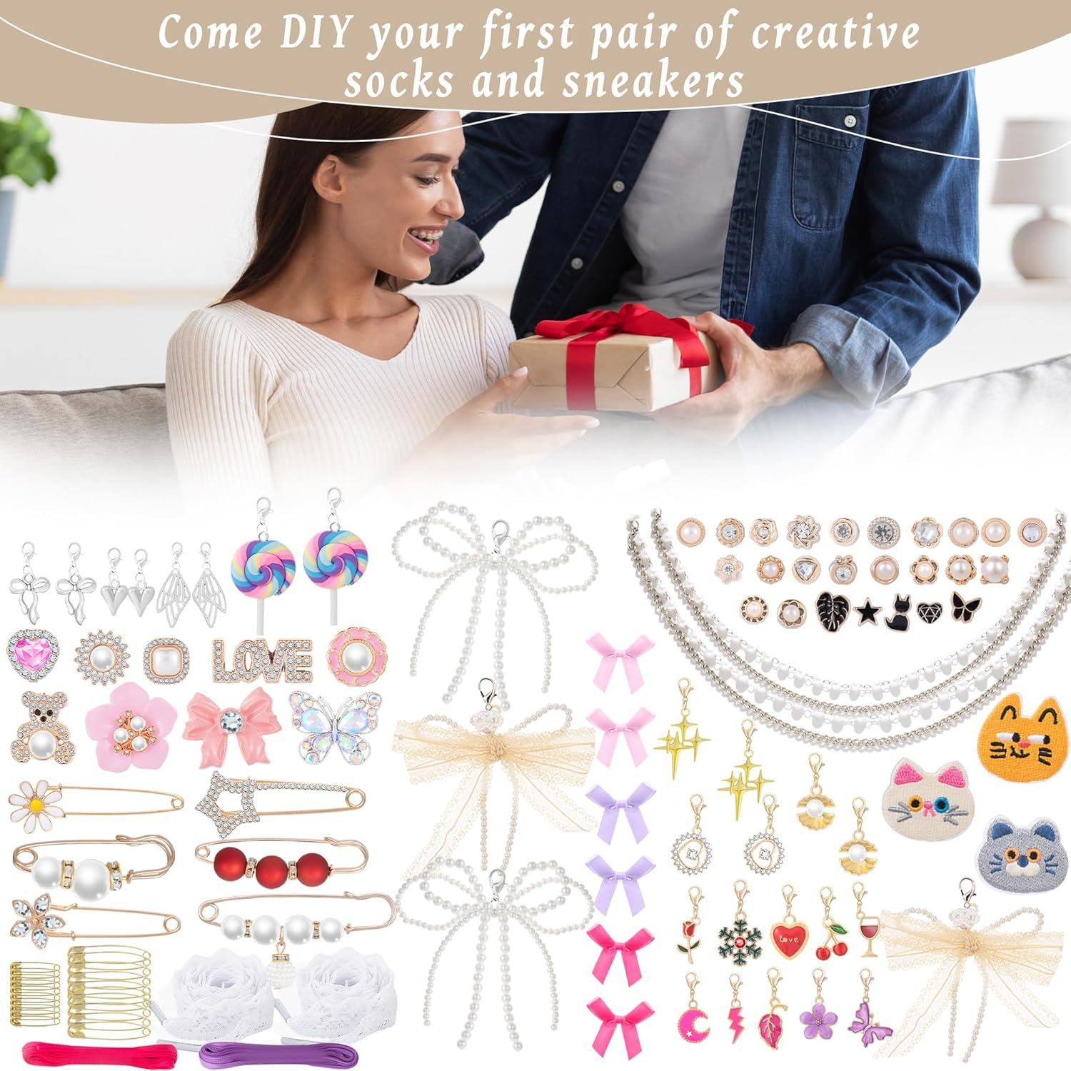 Kit de Encantos para Zapatillas HUISUYTON 104 Pcs Accesorios