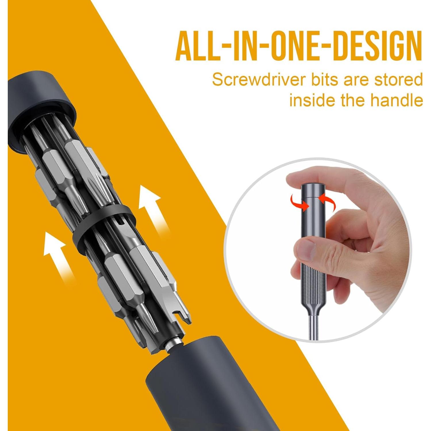 Juego de Destornilladores de Precisión XOOL 27 en 1 Ergonómico