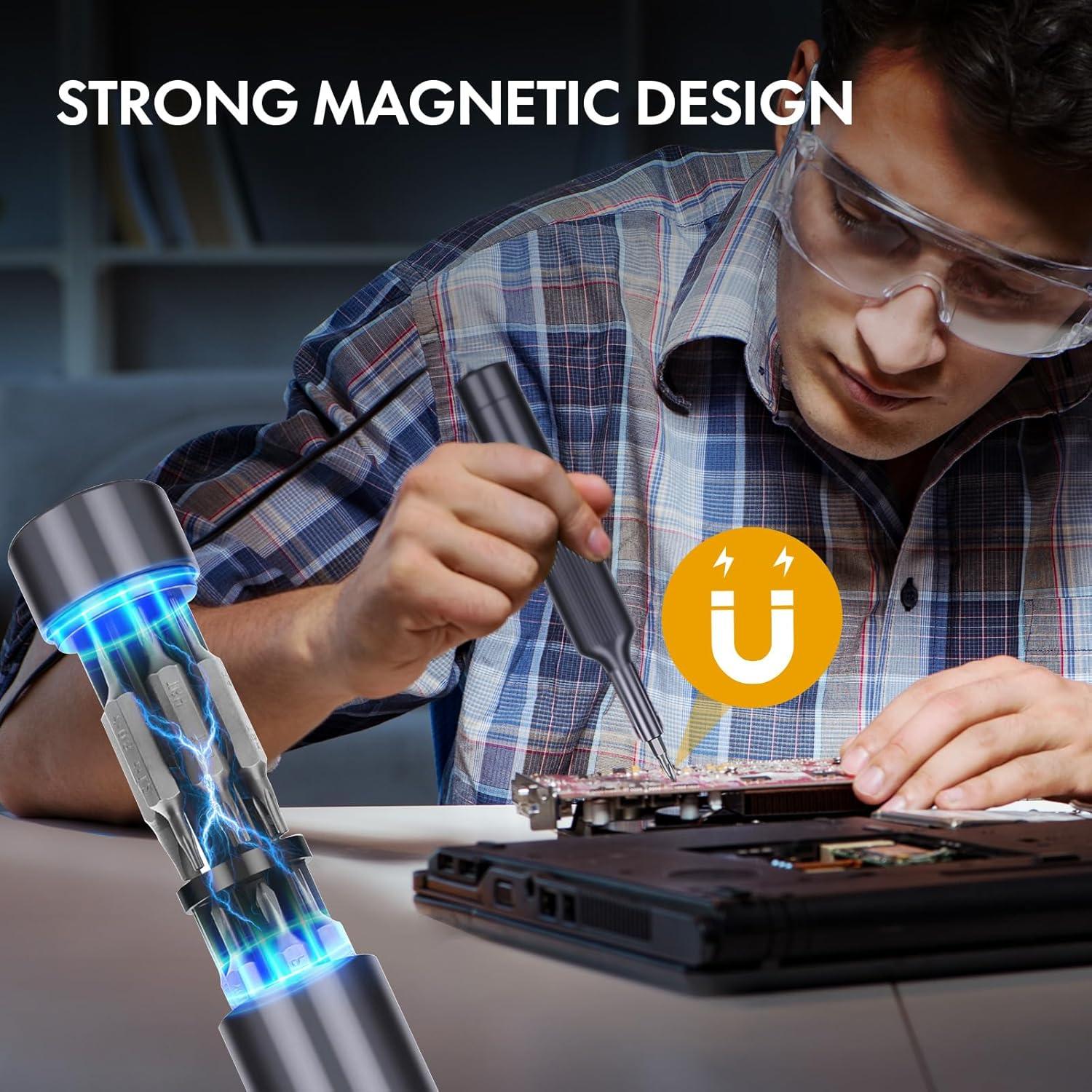 Juego de Destornilladores de Precisión XOOL 27 en 1 Ergonómico