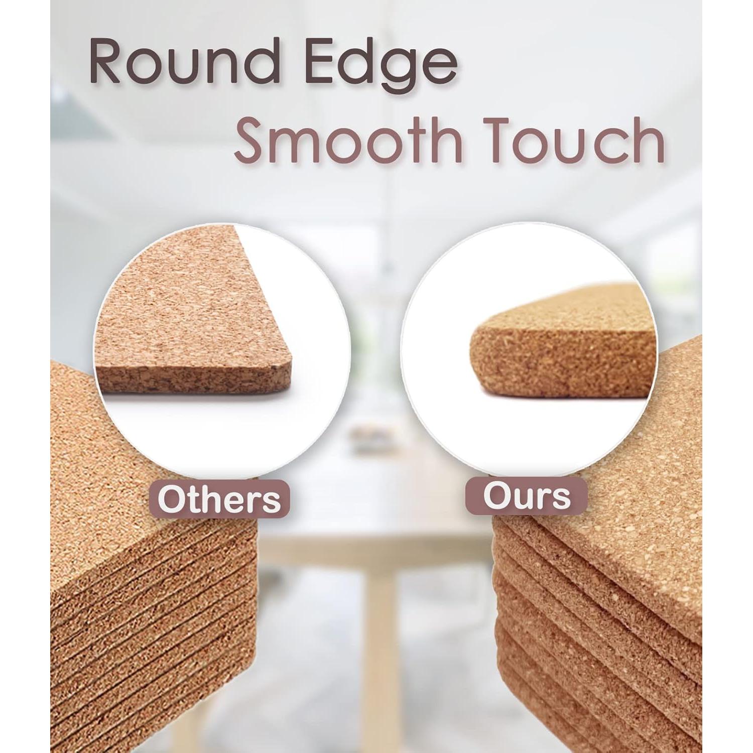 Trivete de Corcho KITLAB Rectangular 30.5 x 18 cm 4 Pcs