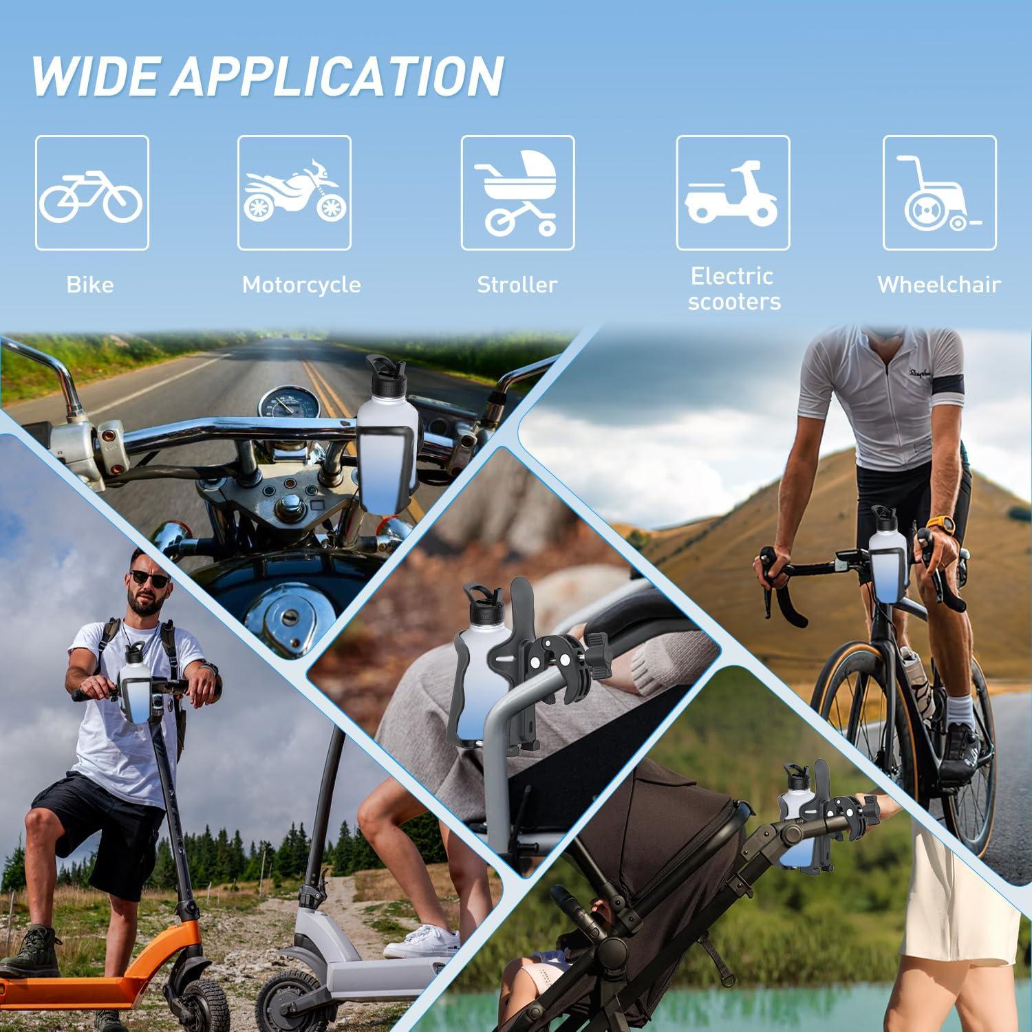 Soporte para Taza Frokom Ajustable 4.95-7.49 cm para Bicicleta