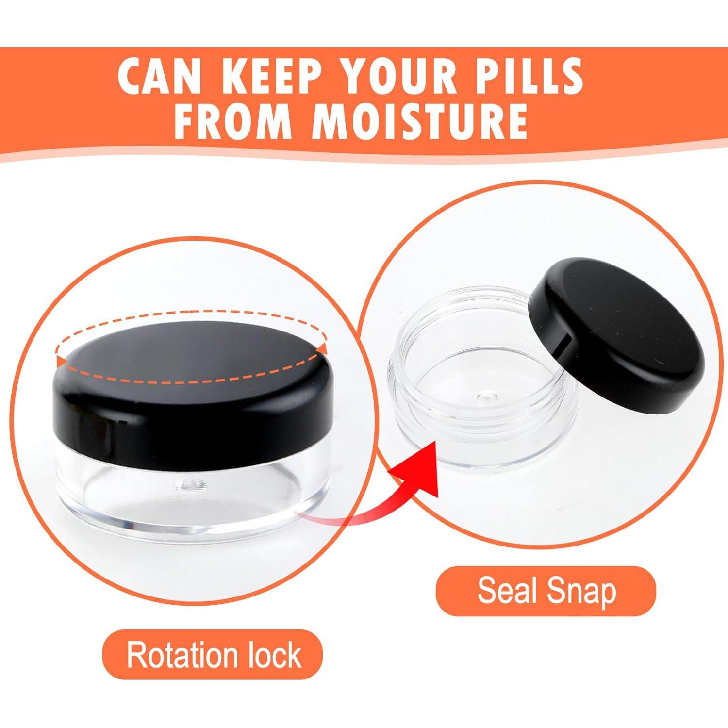 Caja Organizadora de Pastillas Dimeho 6 Pcs Portátil 3x1.5 cm