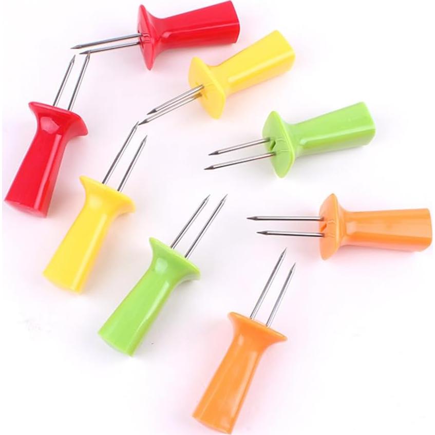 Tenedores de Maíz de Acero Inoxidable SUPVOX - 16 Pcs